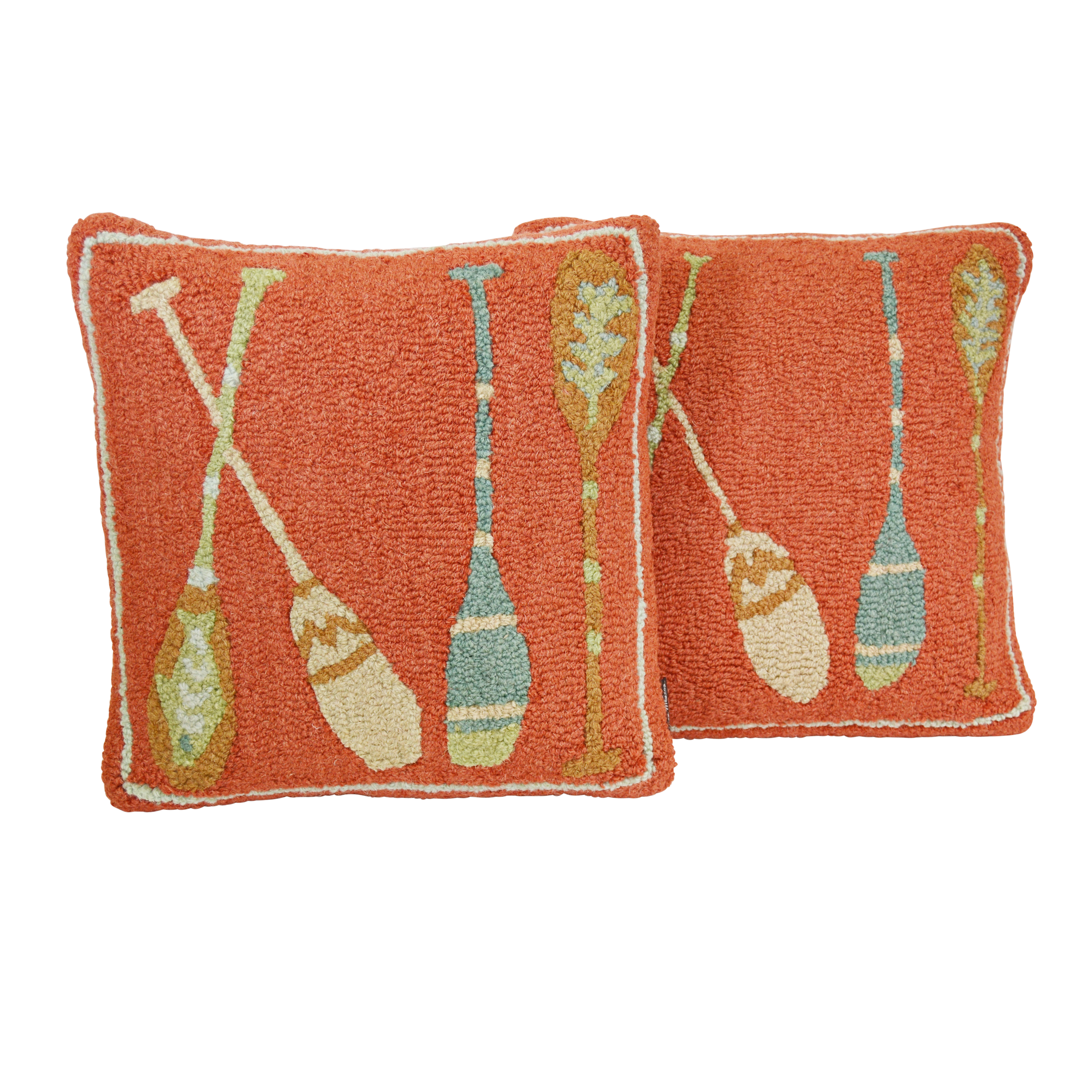 Laura Megroz For Chandler Four Corners Paddle Hooked Wool