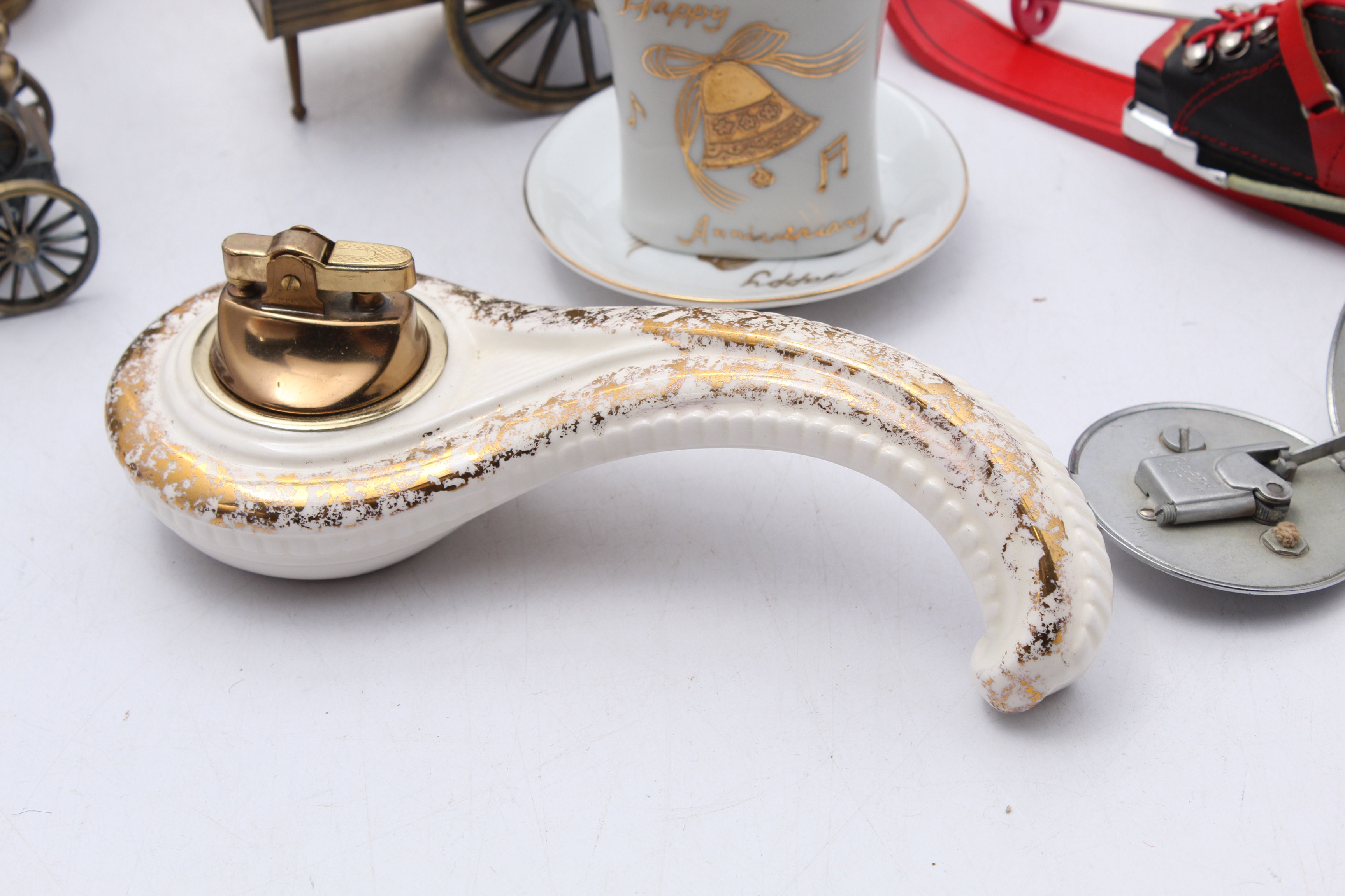 Vintage Table Lighters and Ashtrays EBTH