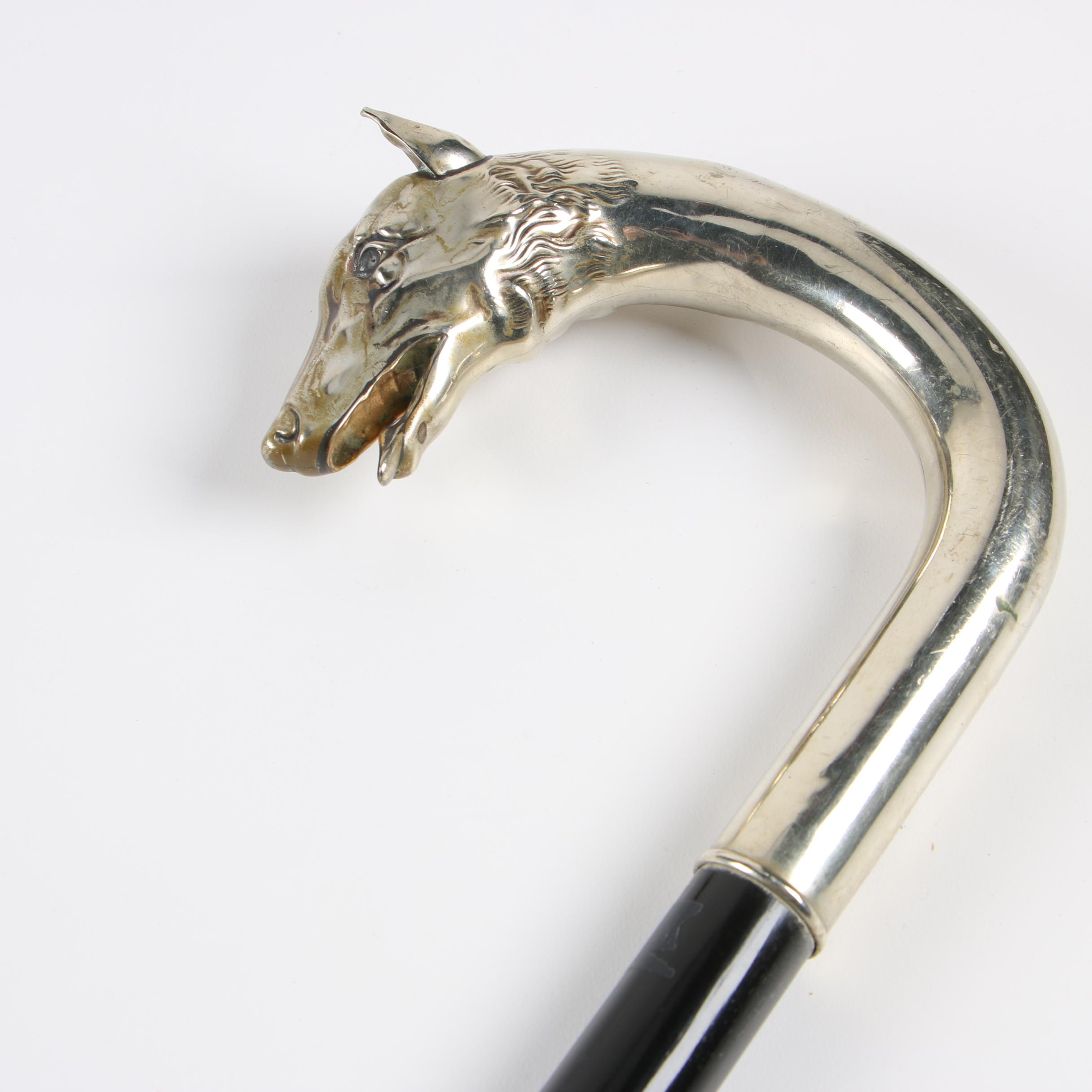 "Dark Shadows" Barnabas Collins Replica Alpacca Wolf Head and Black