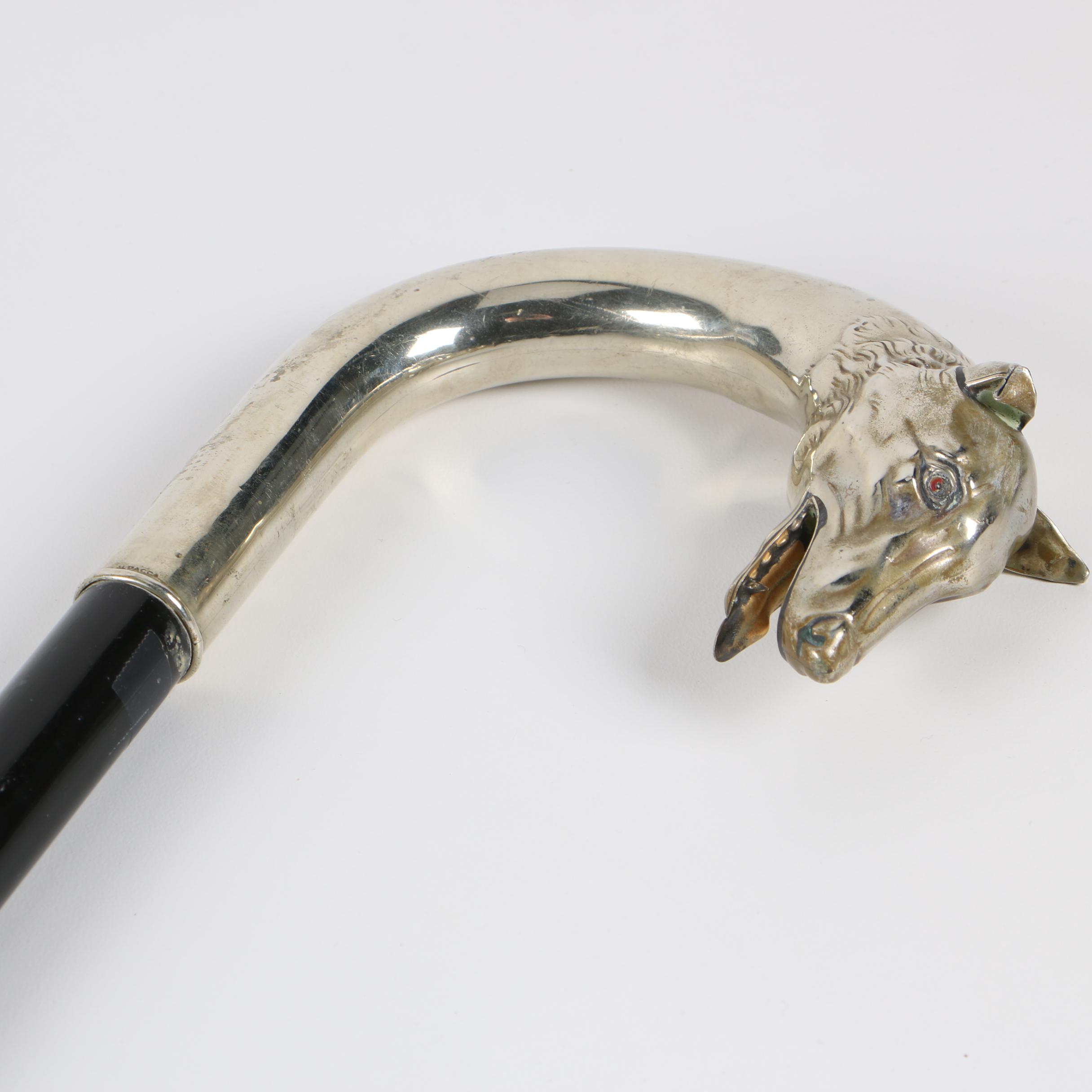 "Dark Shadows" Barnabas Collins Replica Alpacca Wolf Head and Black