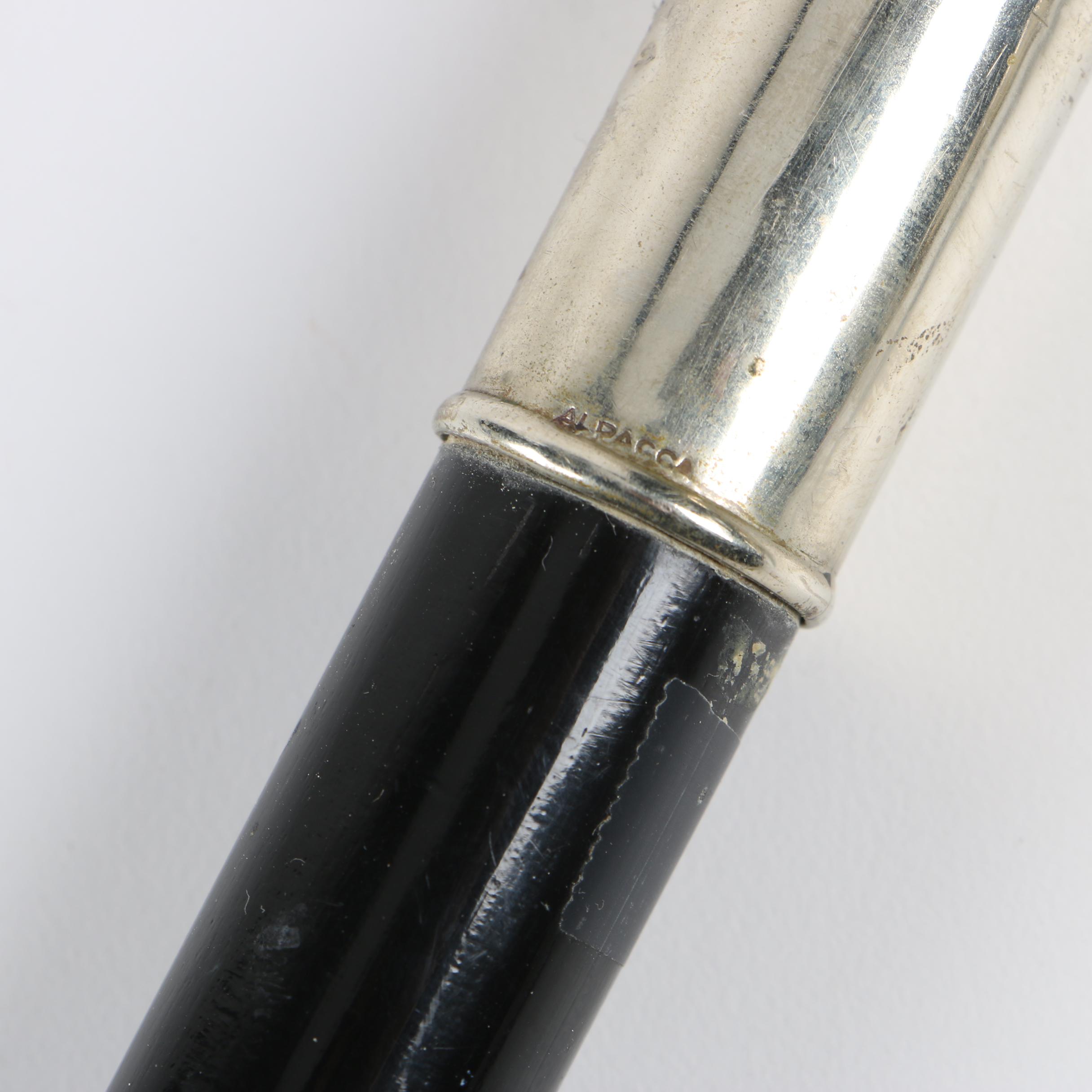 "Dark Shadows" Barnabas Collins Replica Alpacca Wolf Head and Black