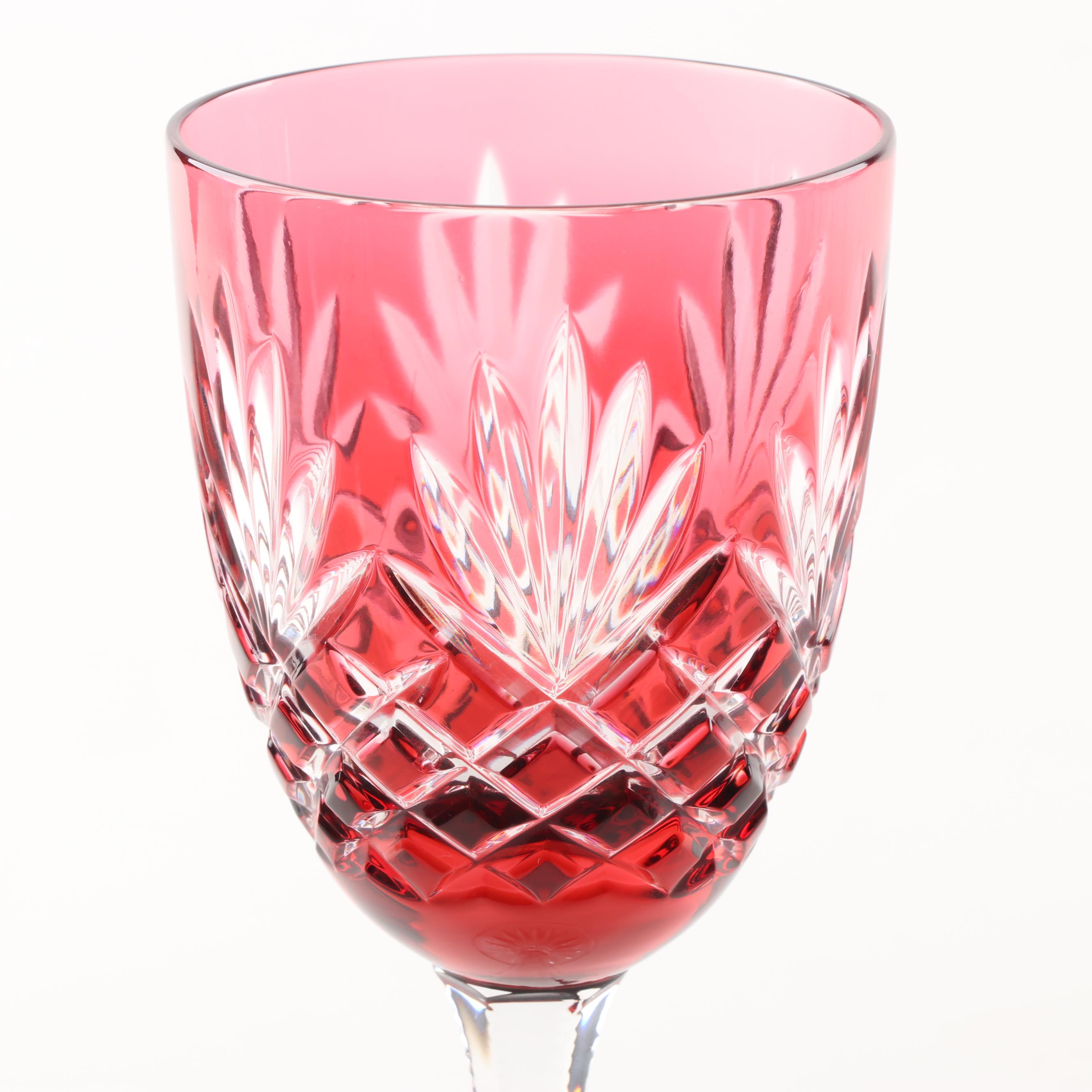 Fabergé "Odessa" Crystal Wine Glasses EBTH