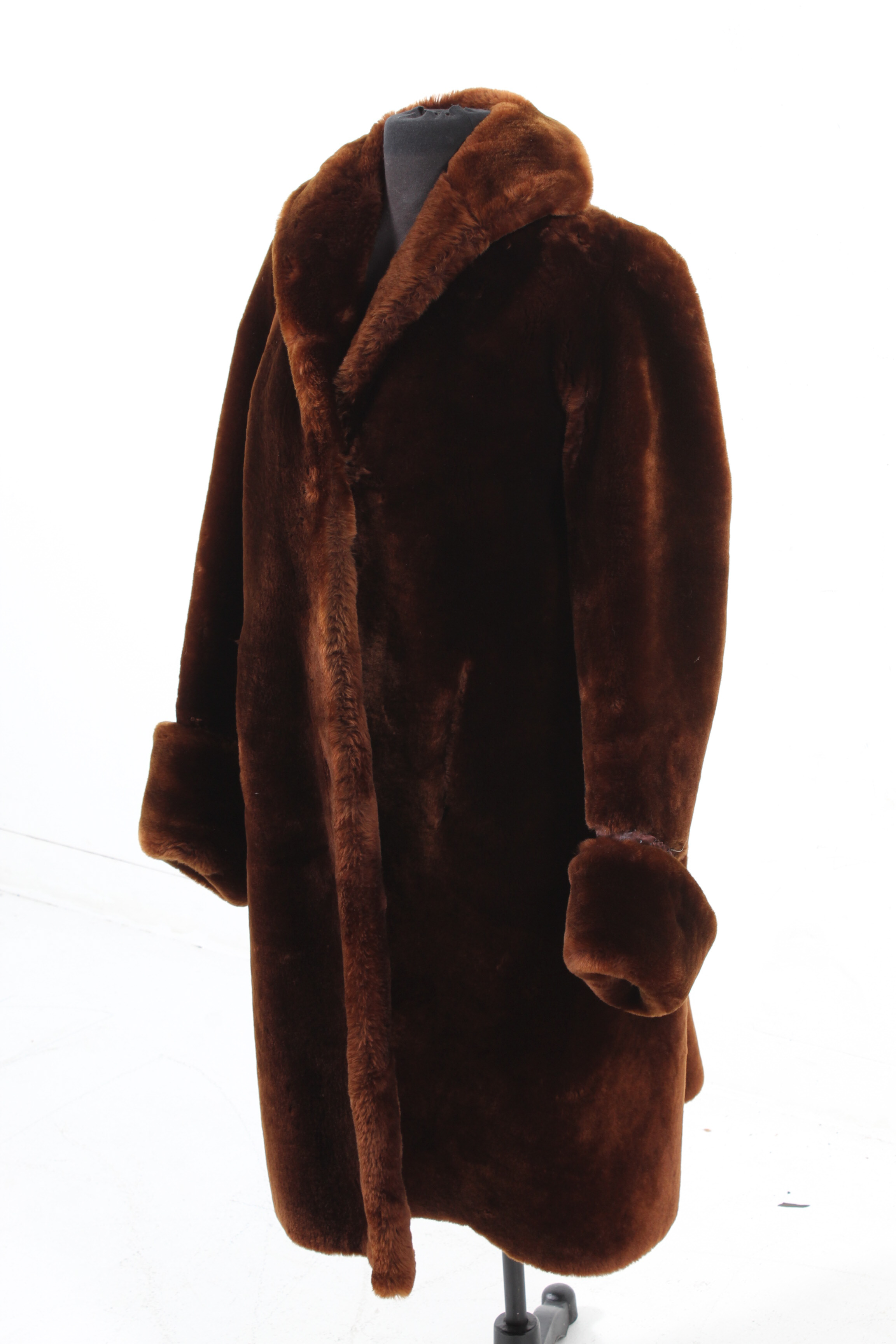 Vintage Mouton Fur Coat EBTH
