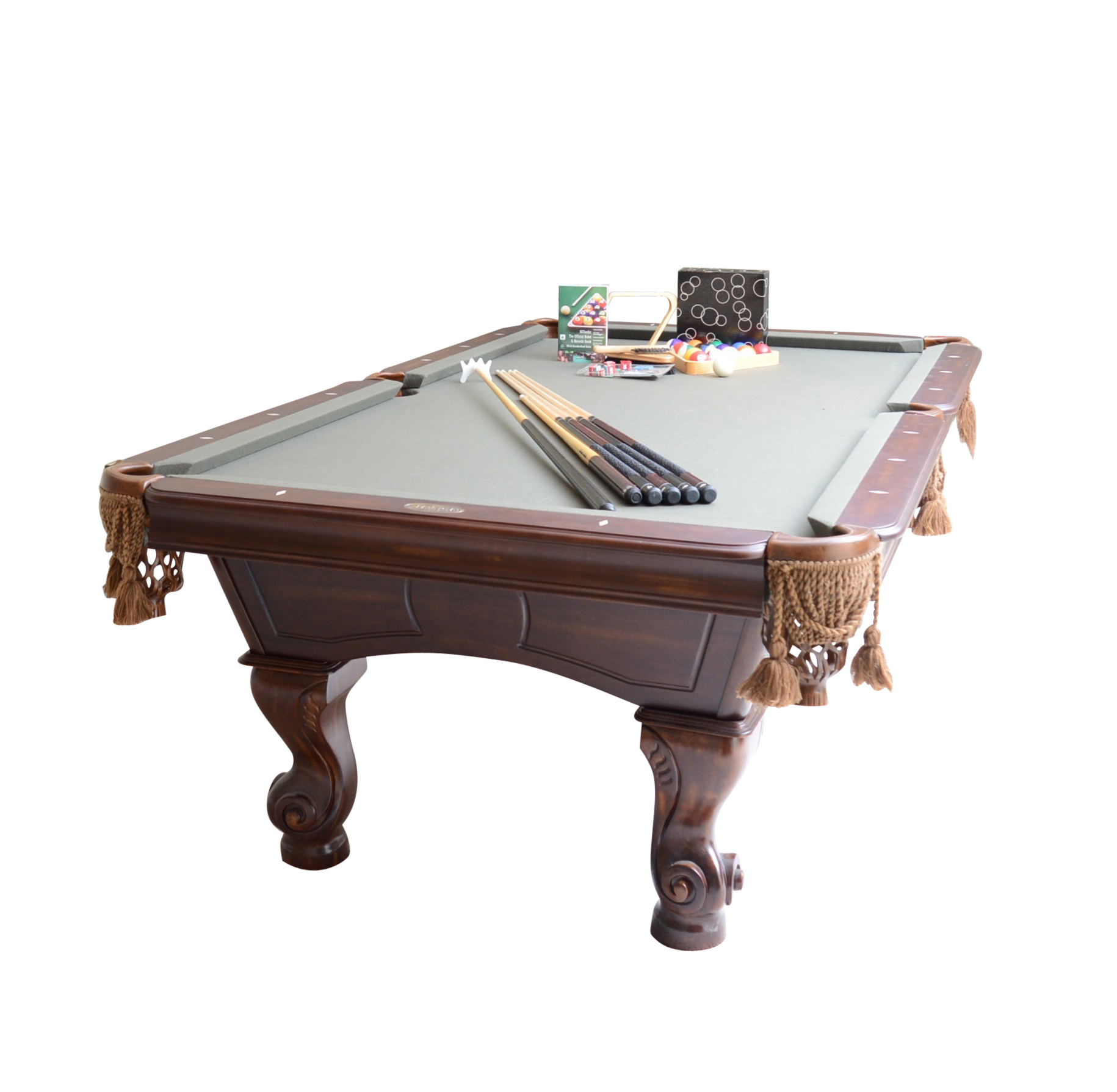 Beringer Slate Top Pool Table with Accessories EBTH