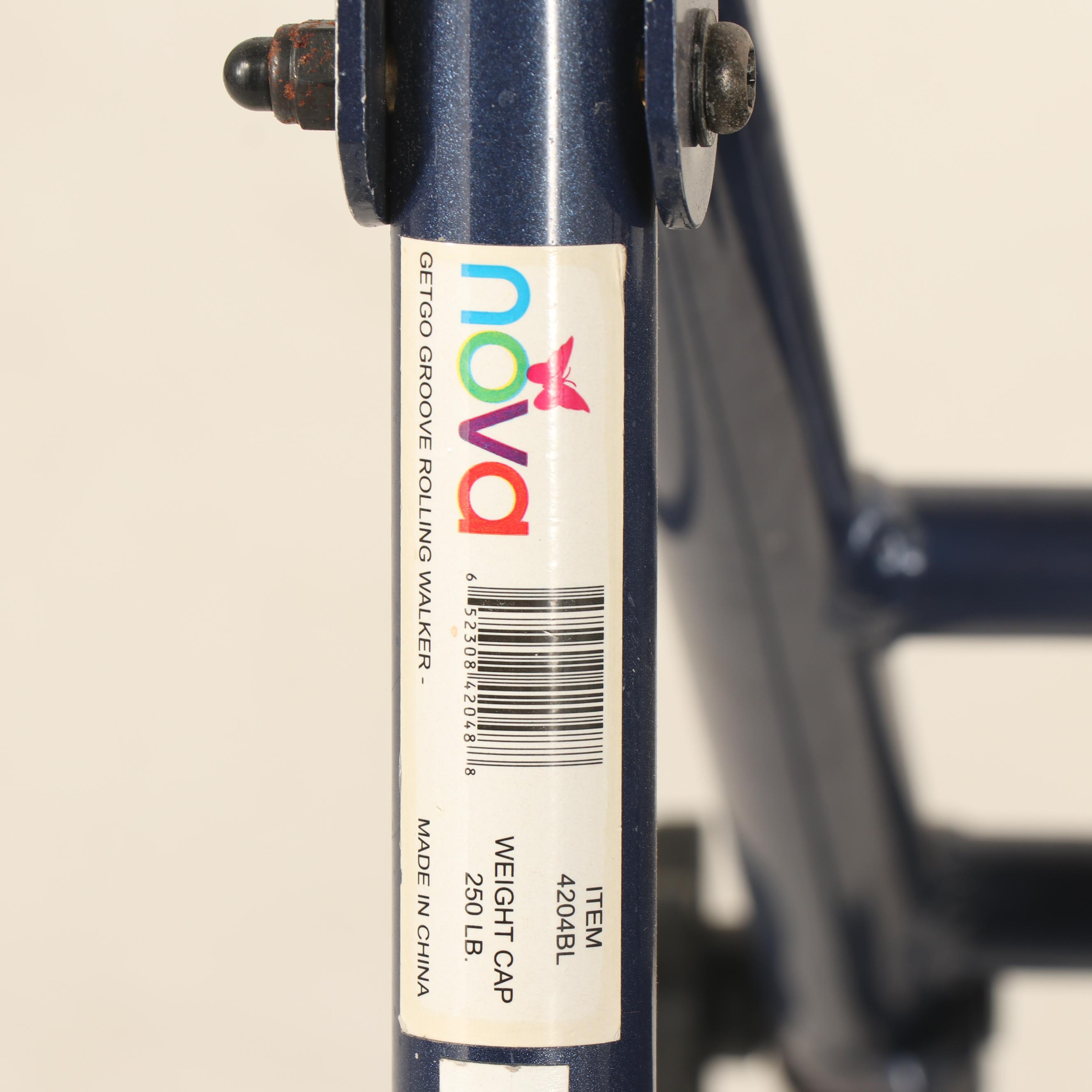 Nova "GetGo Groove" Rolling Walker with Seat EBTH