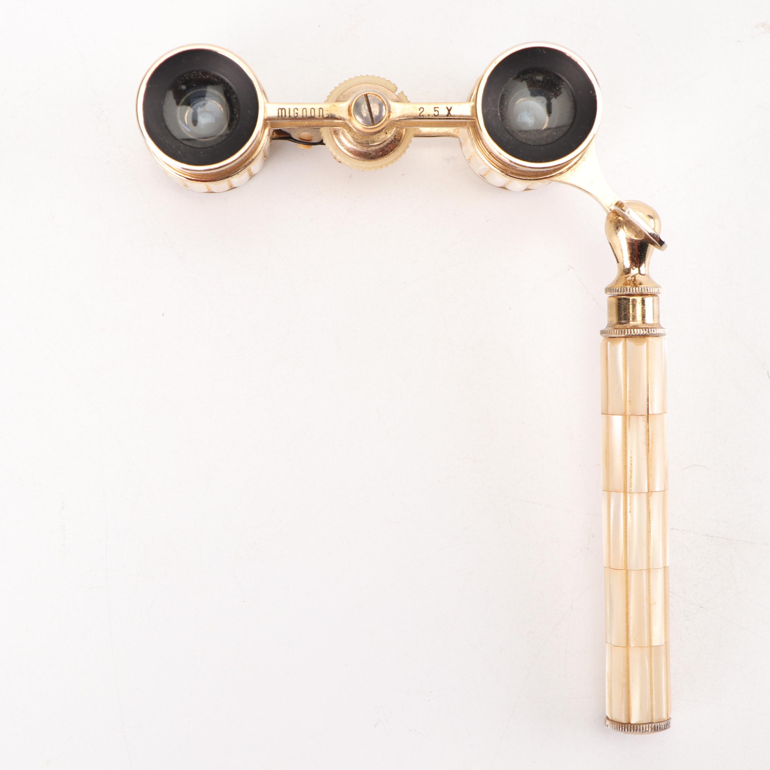 Mignon Mother of Pearl Opera Glasses EBTH