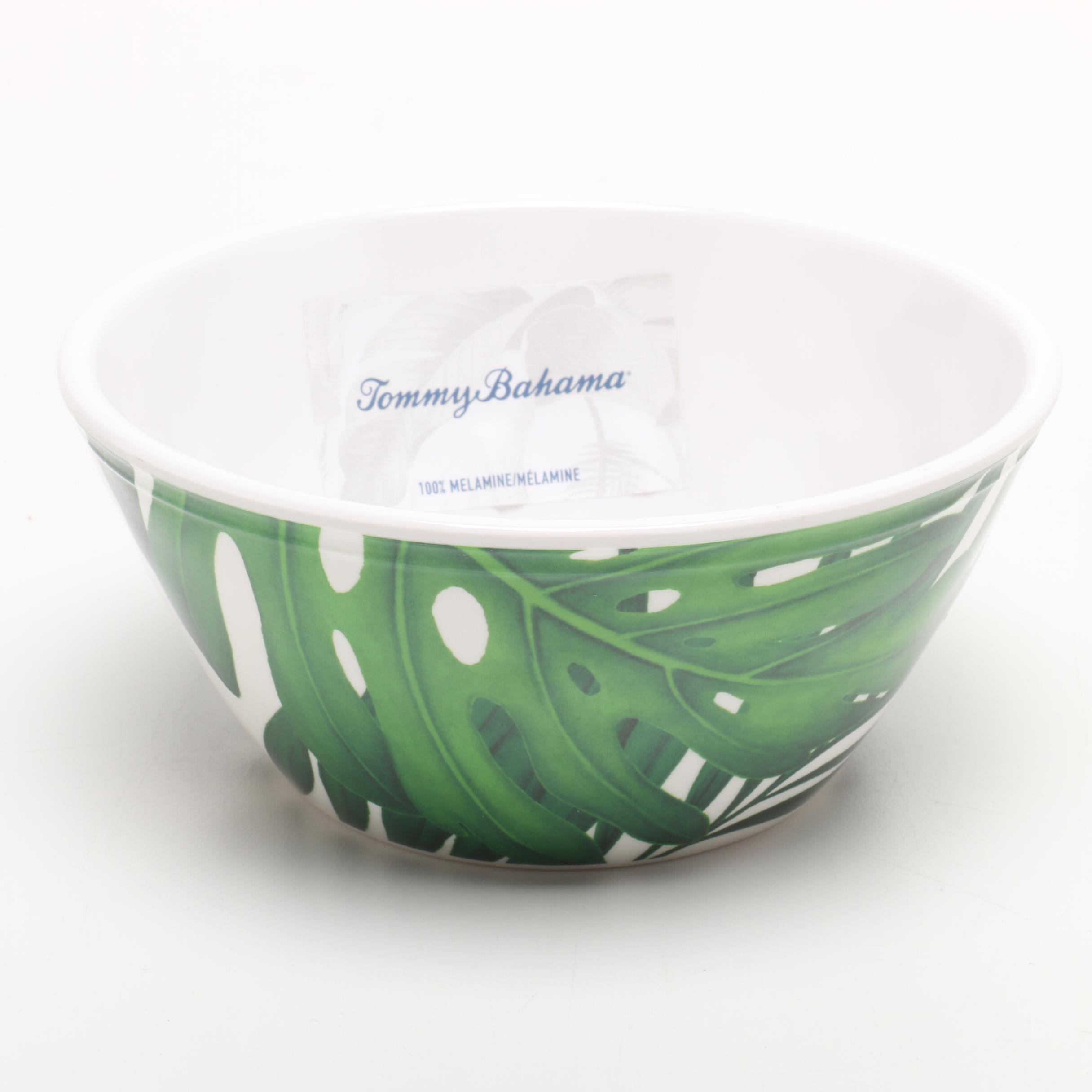 Tommy Bahama Melamine Tropical Palm Leaf Outdoor Dinnerware EBTH
