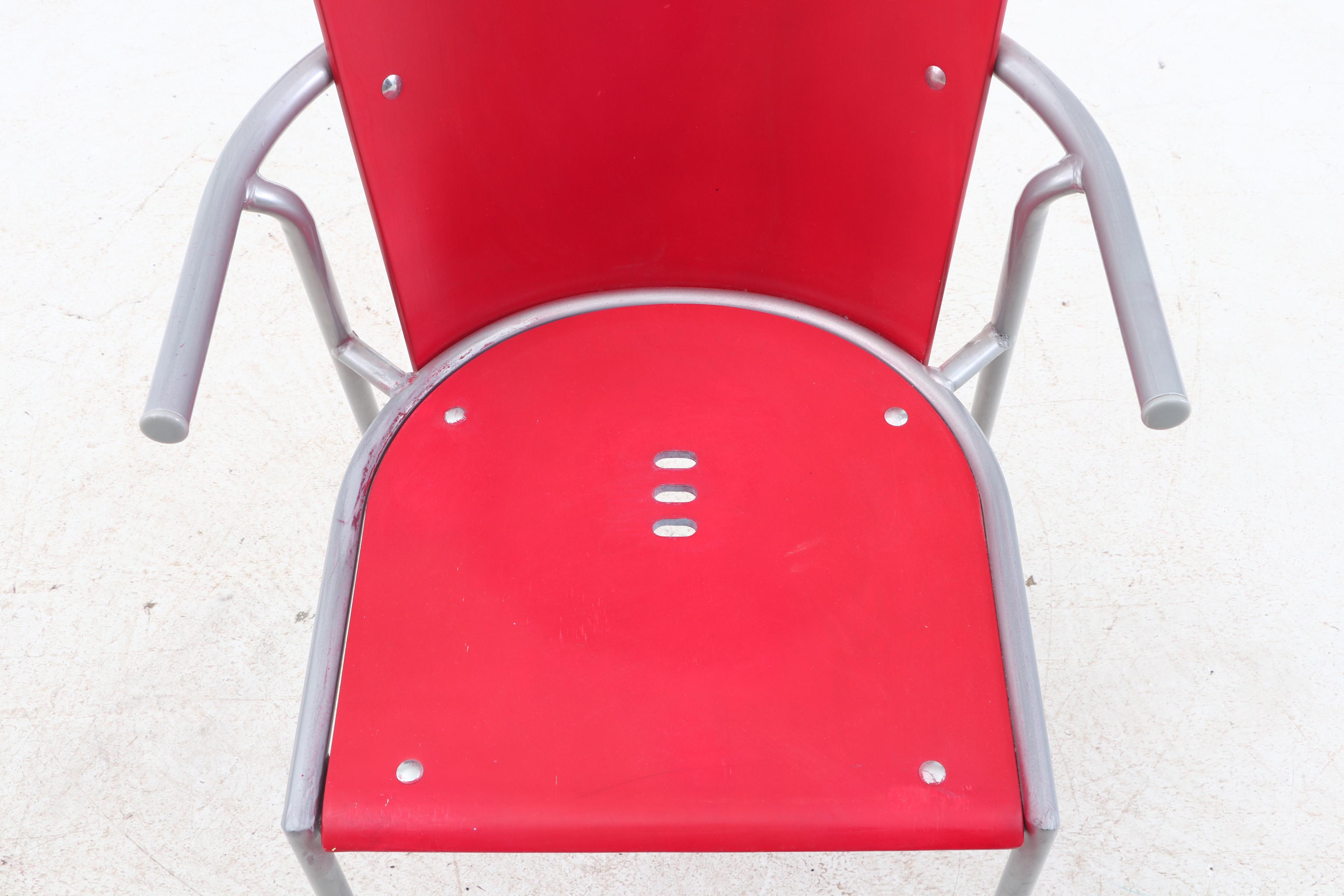 Modern Chair and Keith Haring Inspired IKEA Side Table EBTH