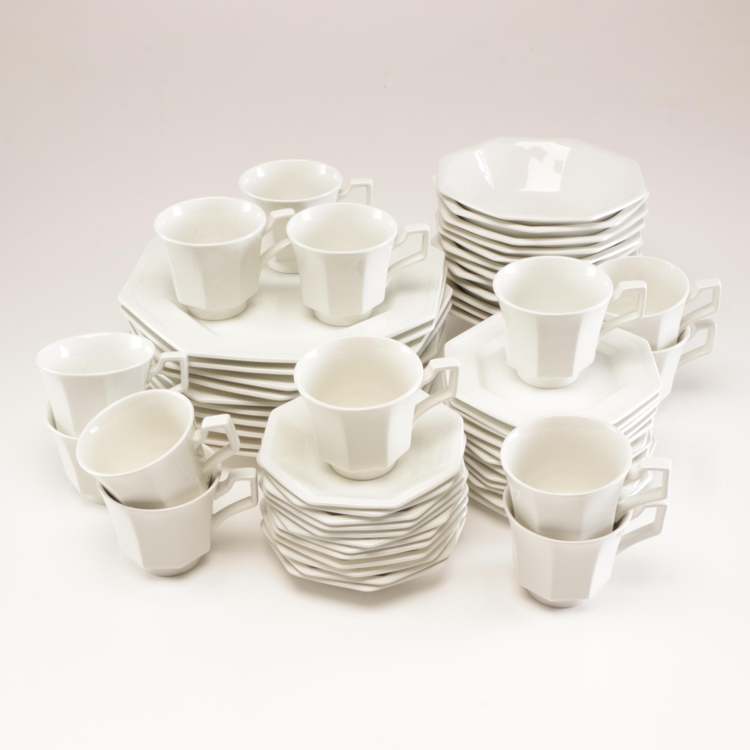 Johnson Brothers "Heritage White" Dinnerware Made in England EBTH