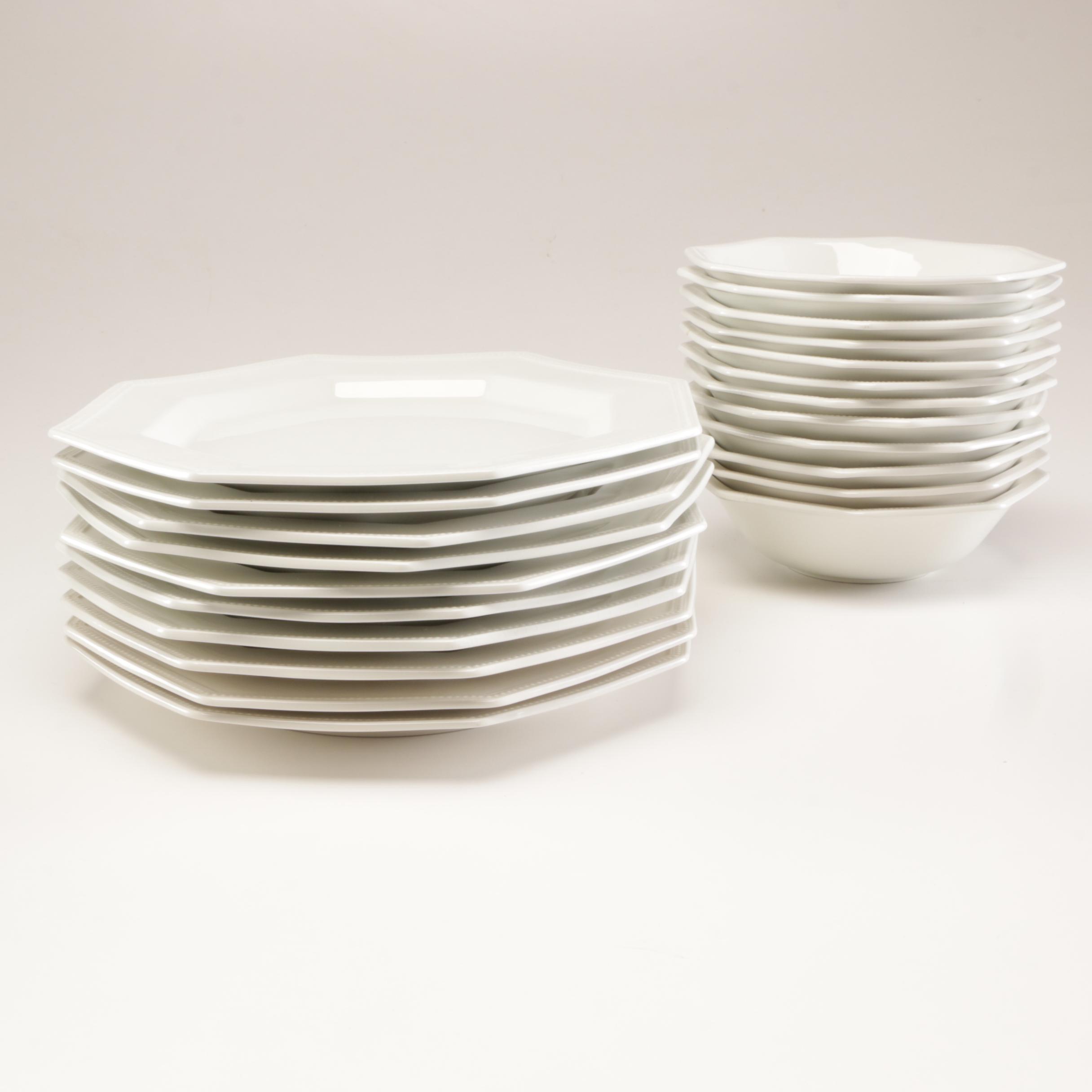 Johnson Brothers "Heritage White" Dinnerware Made in England EBTH