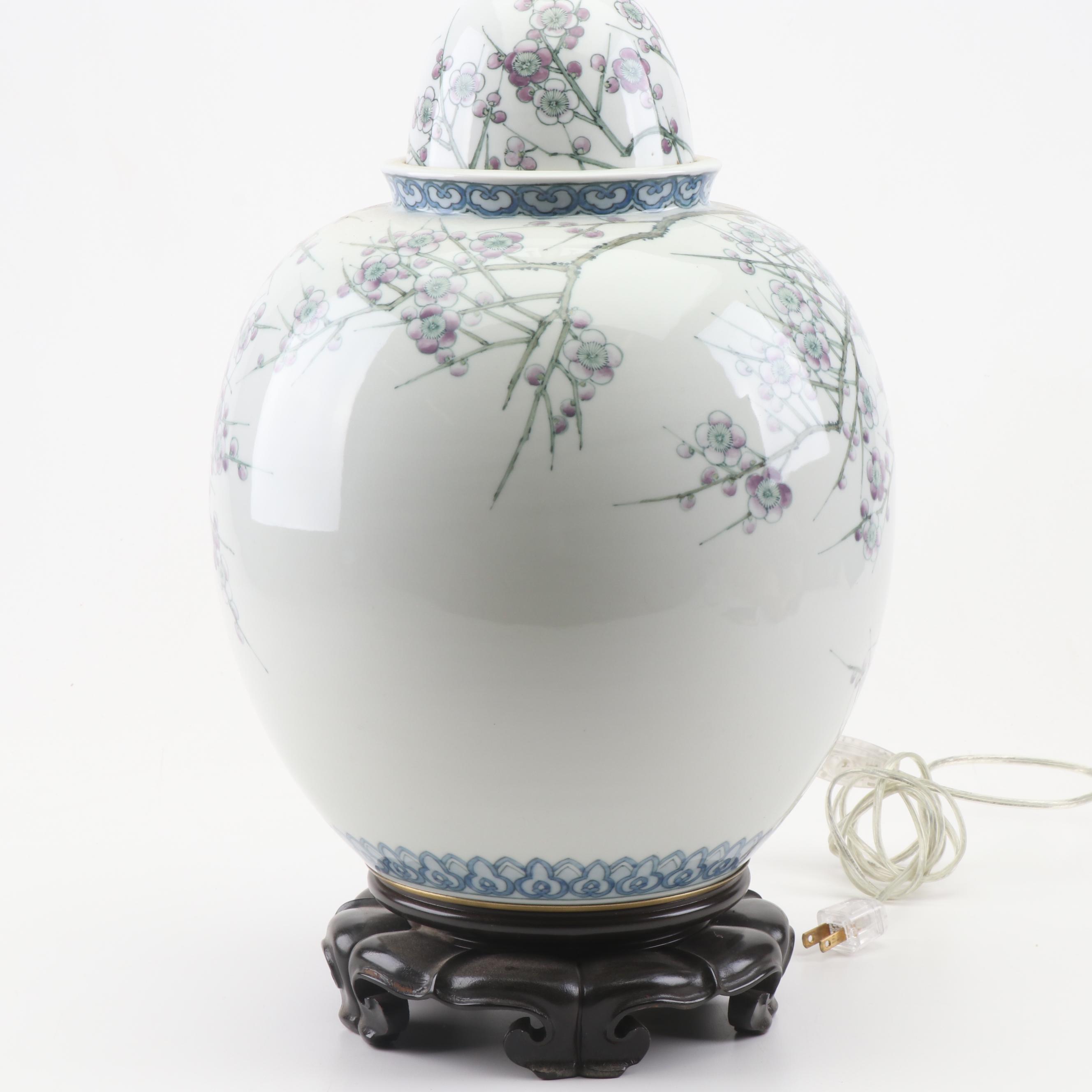 Chinese Ceramic Table Lamp EBTH