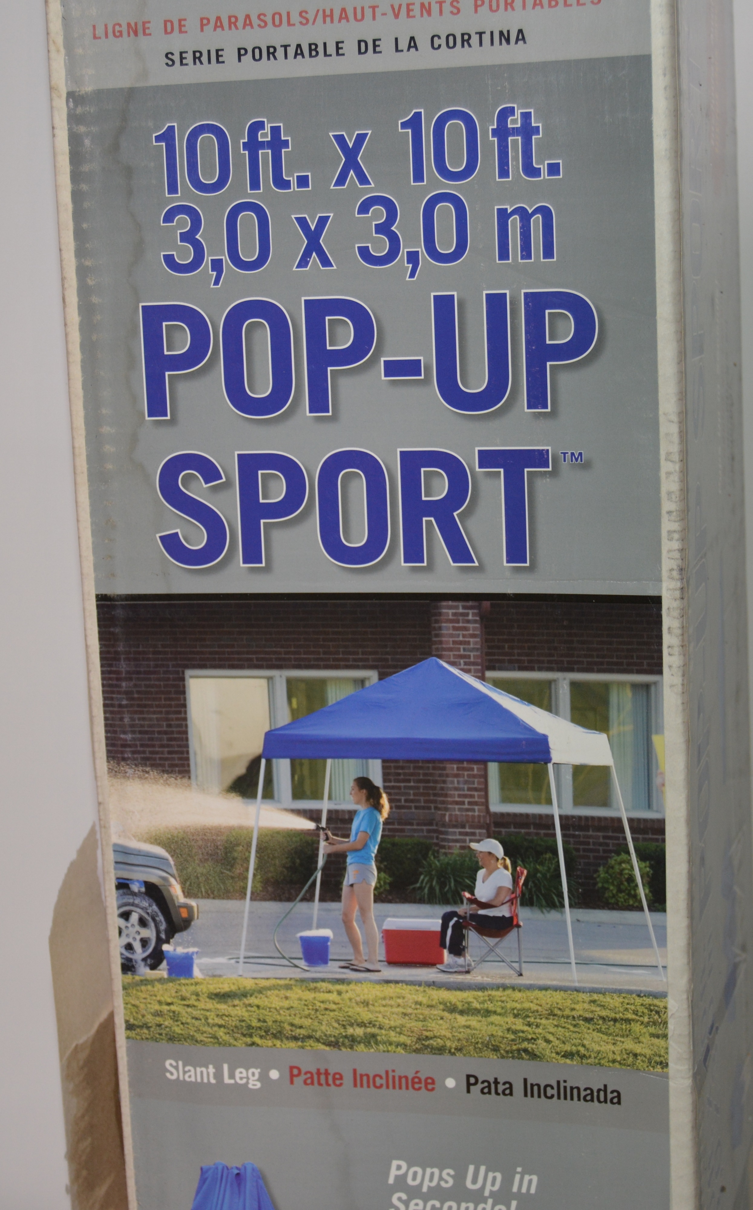 10' PopUp Sport Canopy by Canopy Factory and Two Folding Chairs EBTH