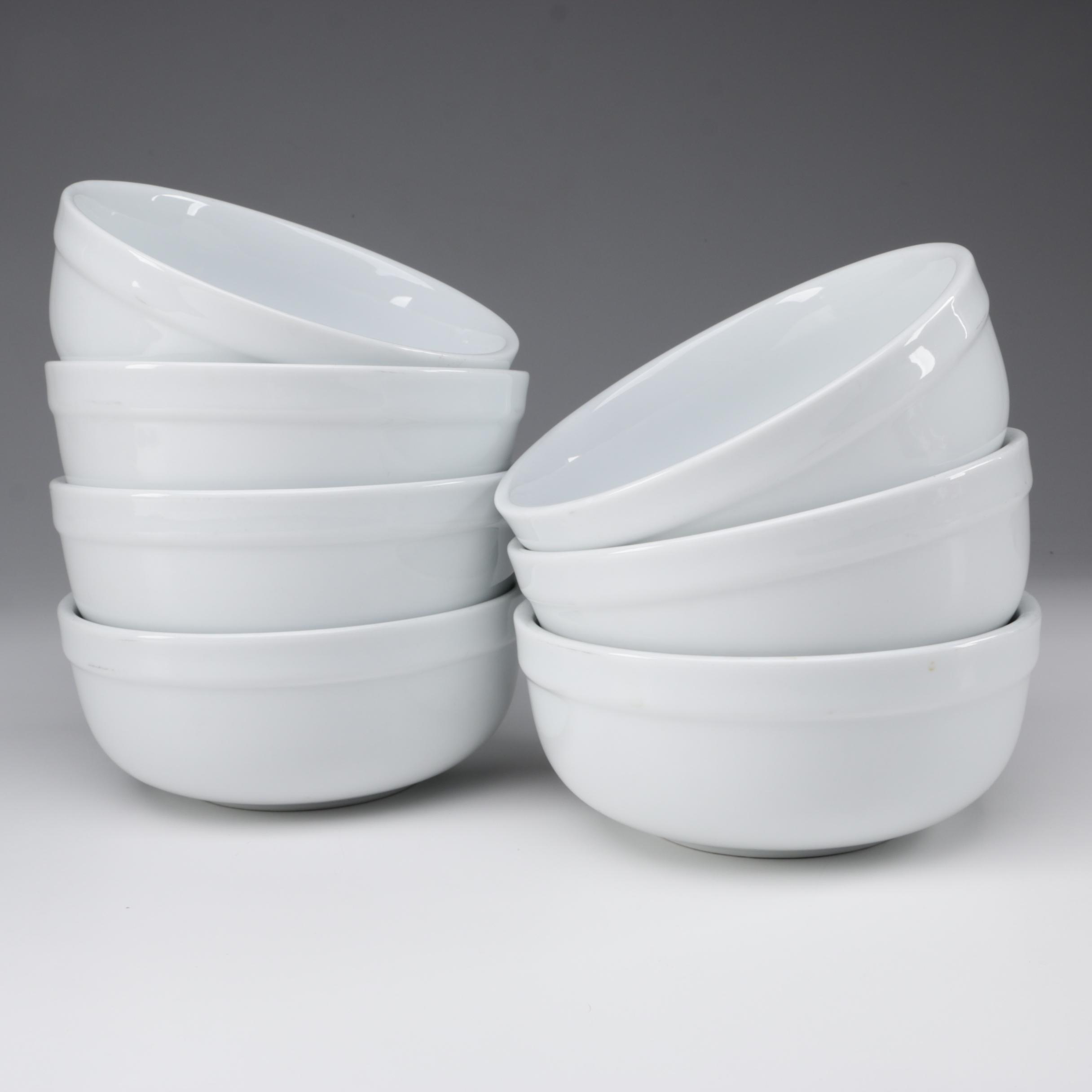 Pottery Barn Suppertime Ceramic Cereal Bowls Ebth