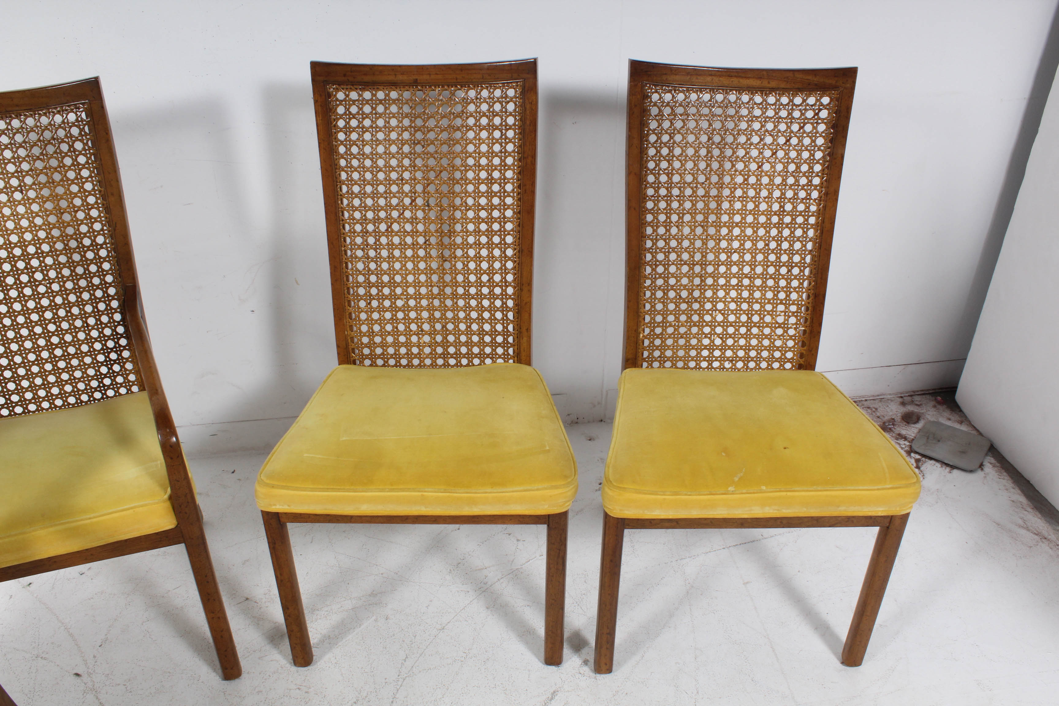 Vintage CaneBack Oak Dining Chairs, Mid 20th Century EBTH
