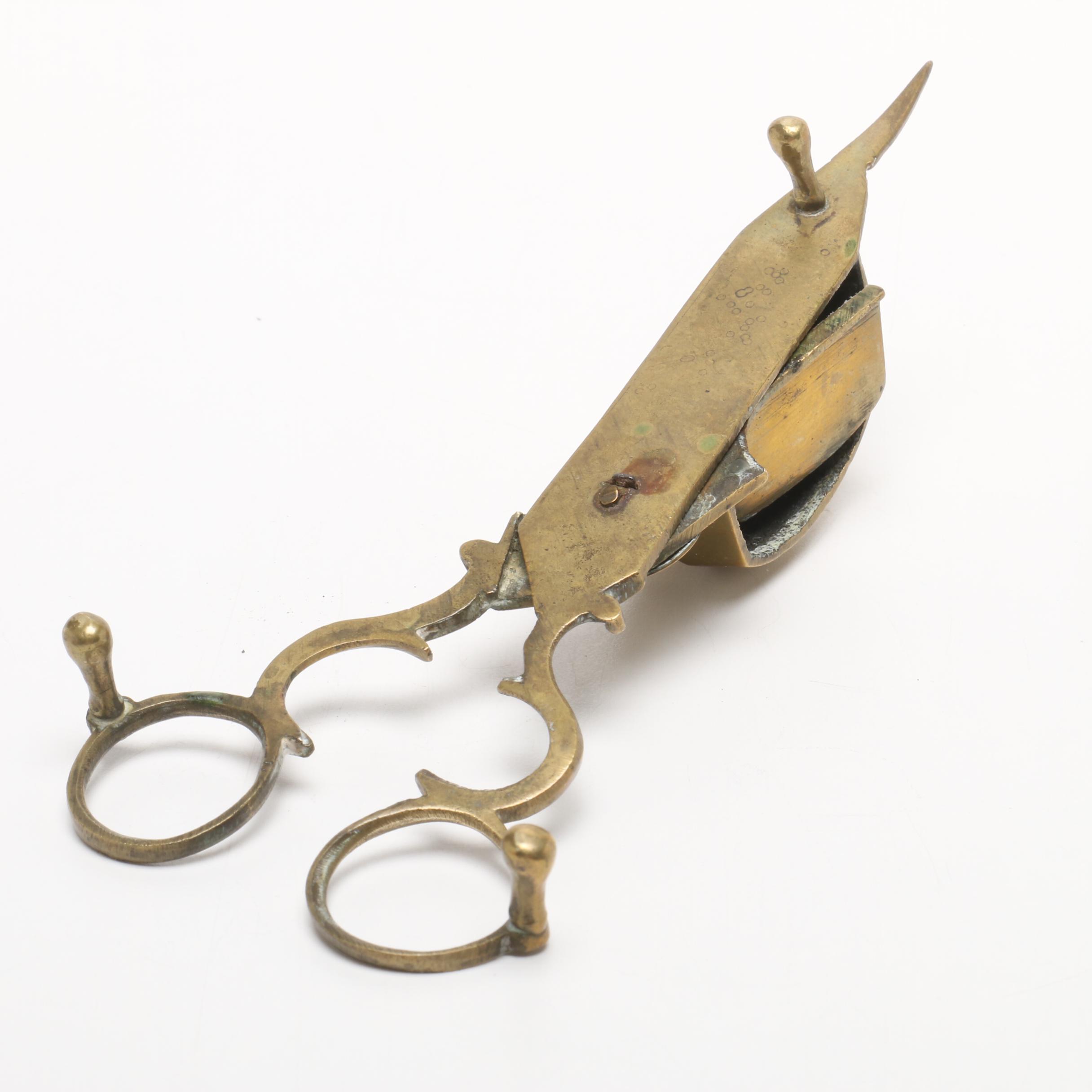Brass Wick Trimmer, Late 19th Century EBTH