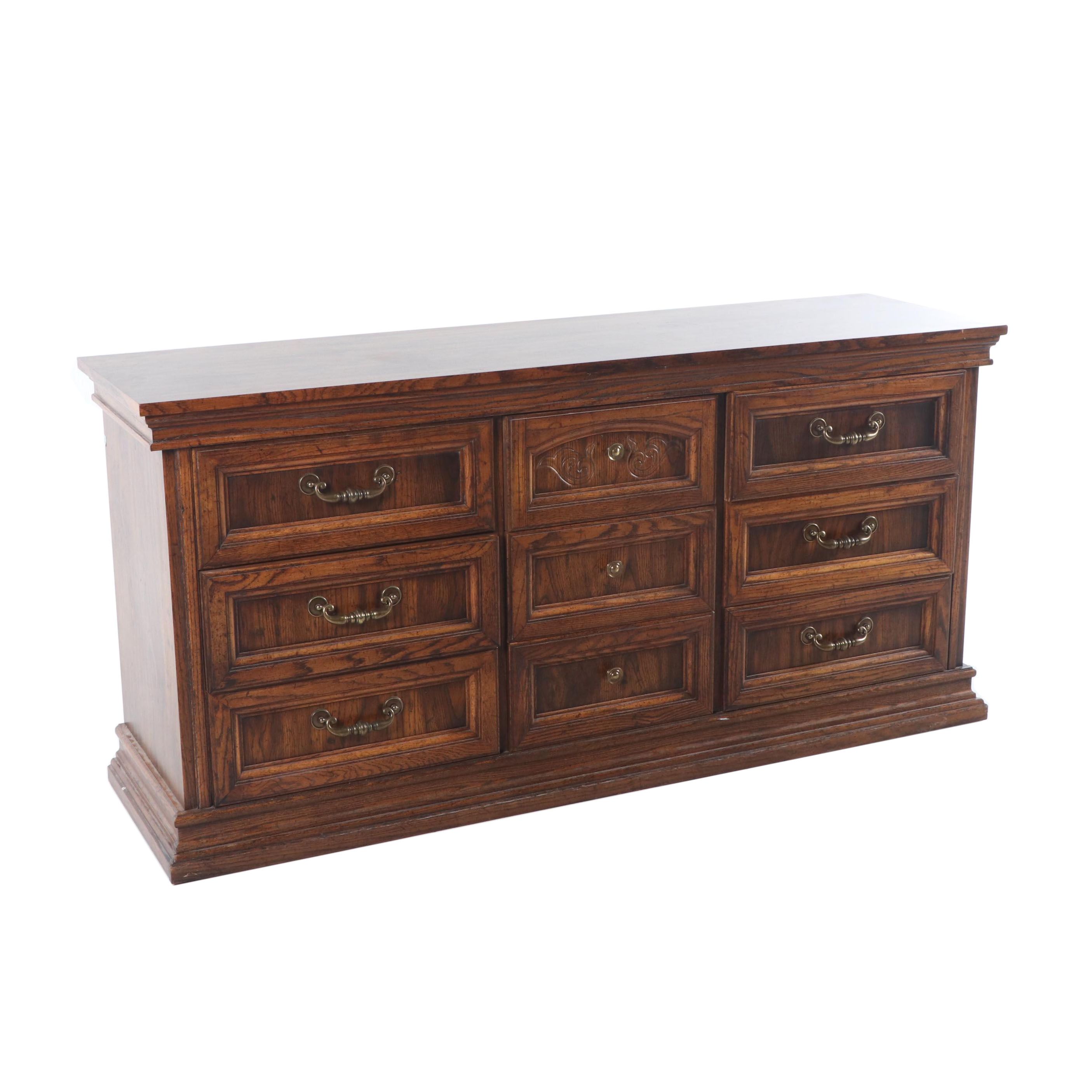 Oak Dresser By Burlington House Furniture Late 20th Century Ebth