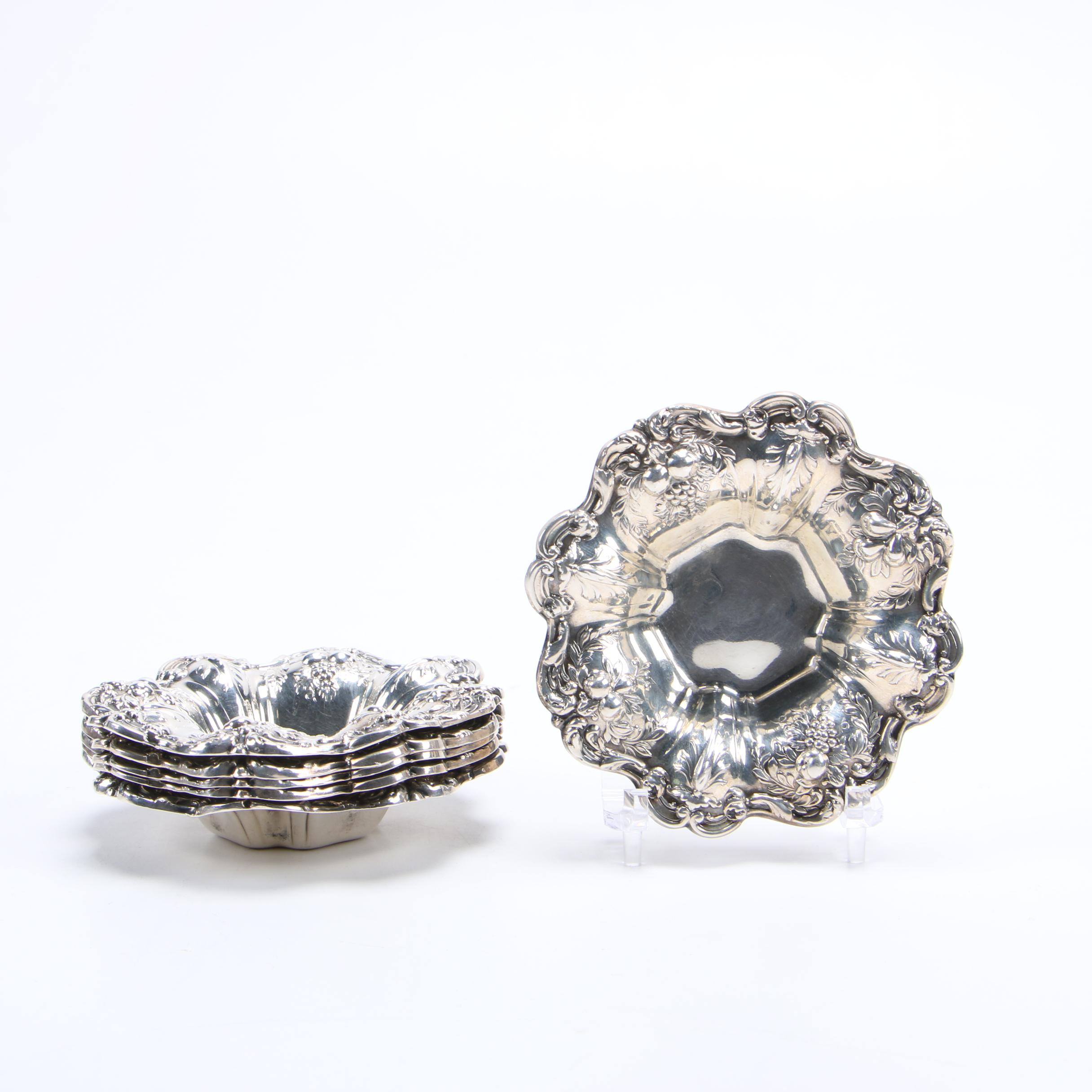 Reed & Barton "Francis I" Sterling Nut Dish Set, 1955 and 1956 EBTH