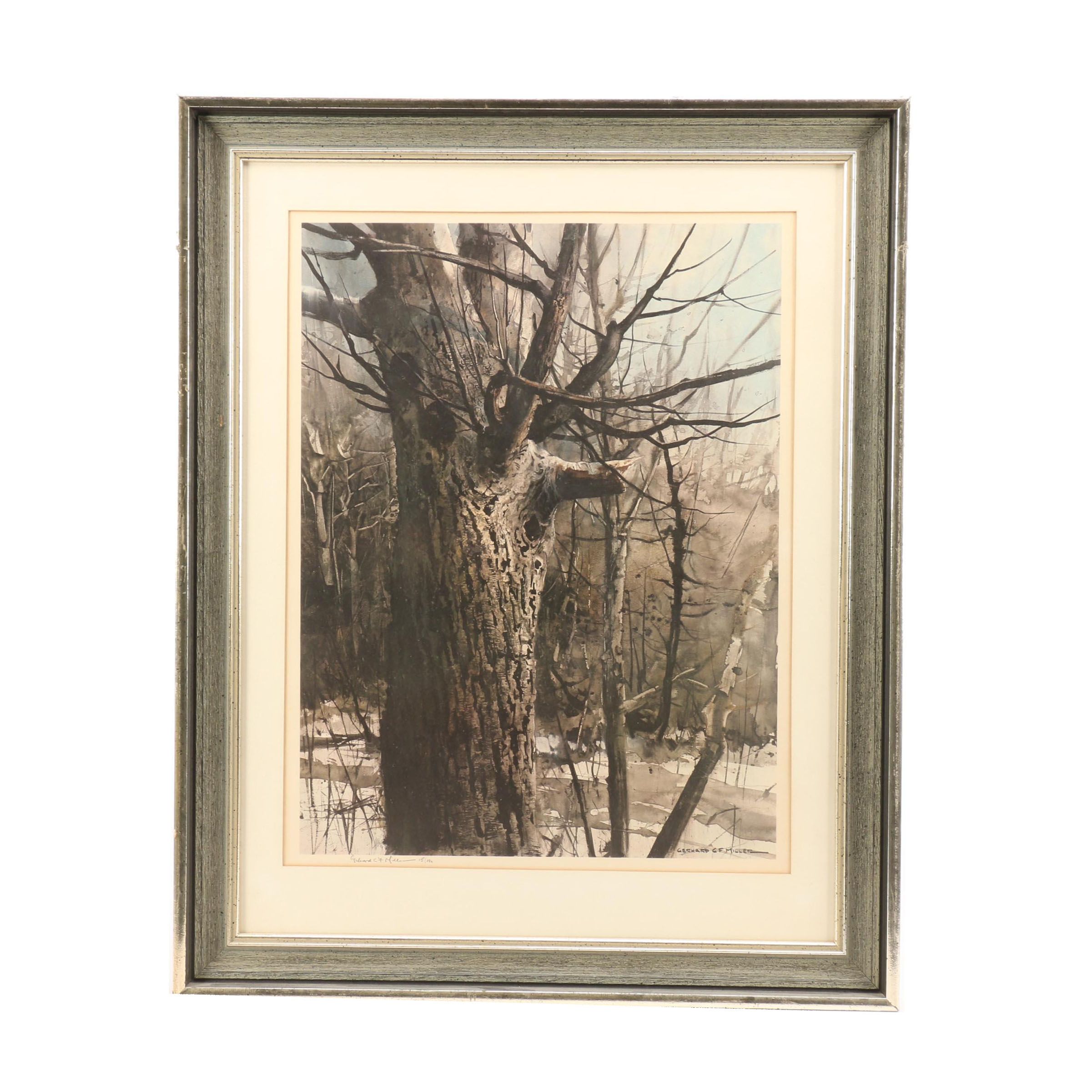 Gerhard CF Miller Limited Edition Offset Lithograph "The Veteran" EBTH