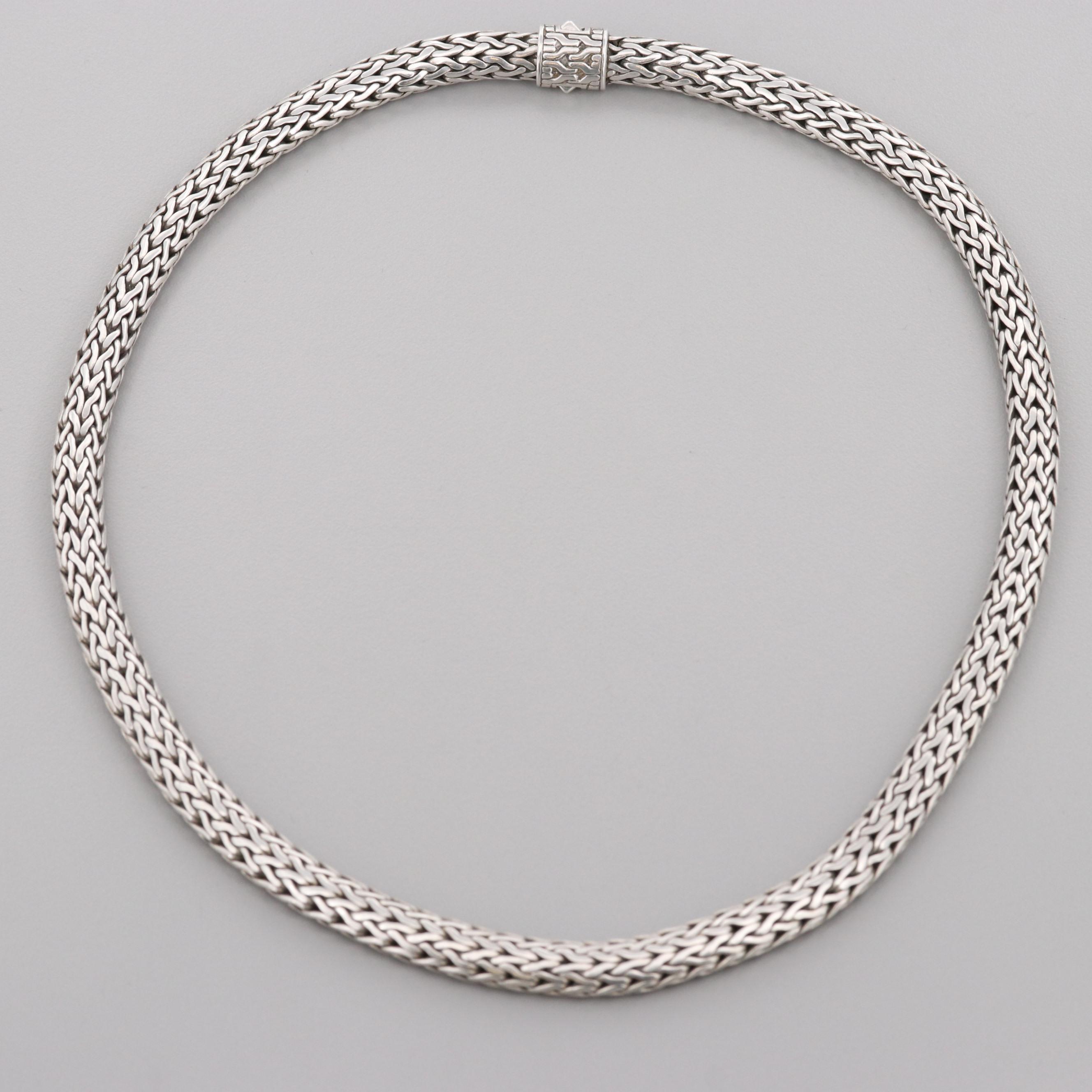John Hardy "Classic" Sterling Silver Necklace EBTH