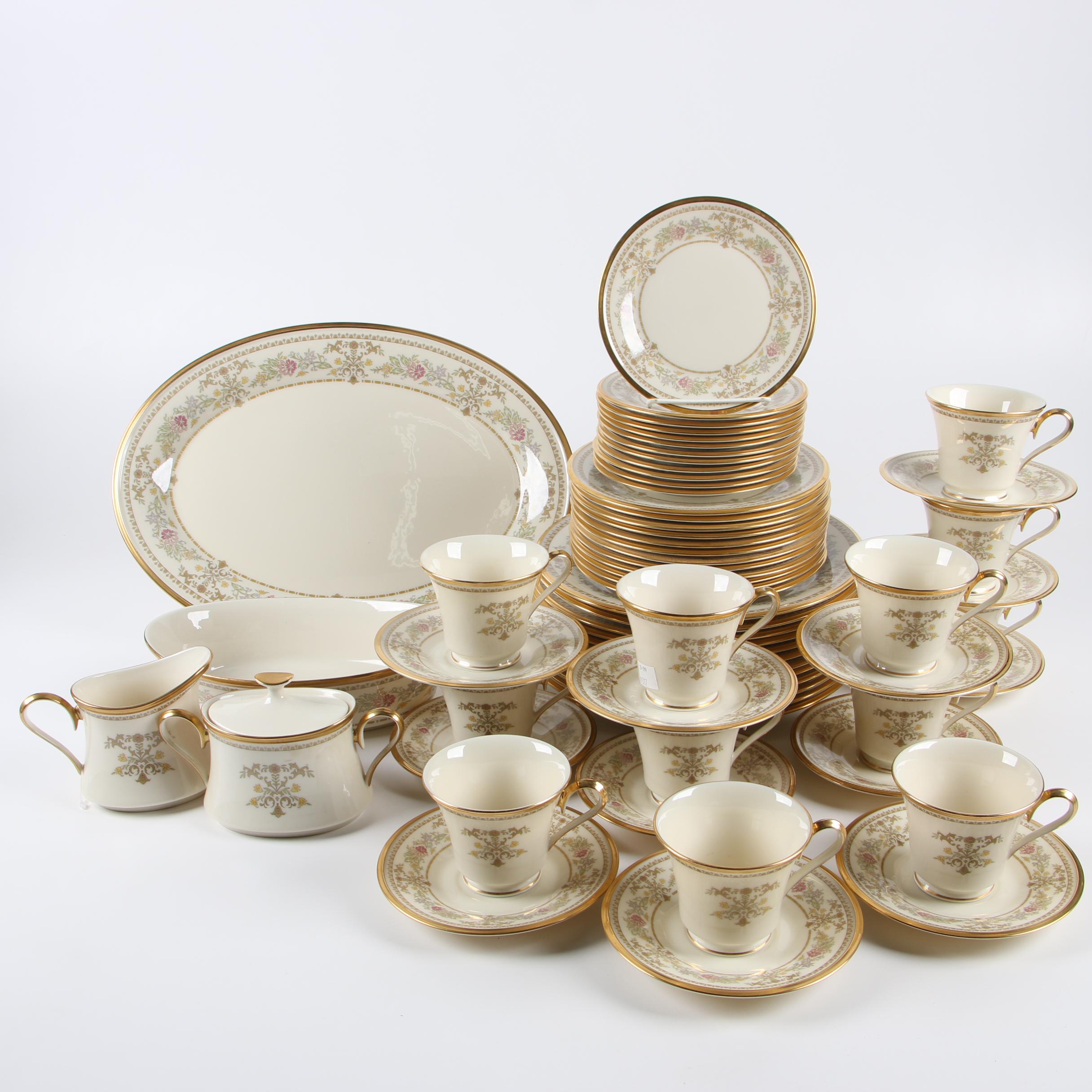 Lenox "Castle Garden" Bone China Dinnerware, Late 20th Century EBTH