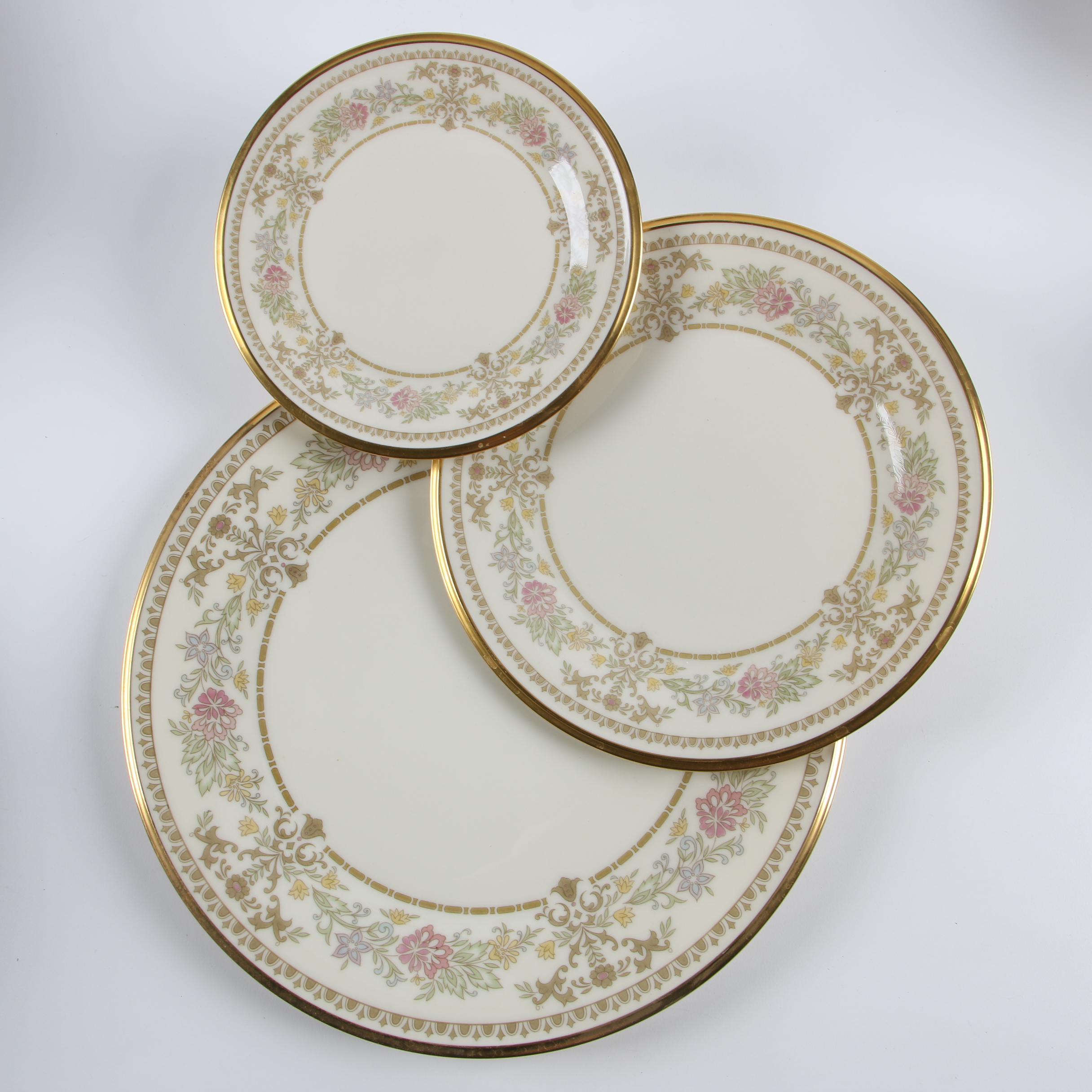 Lenox "Castle Garden" Bone China Dinnerware, Late 20th Century EBTH