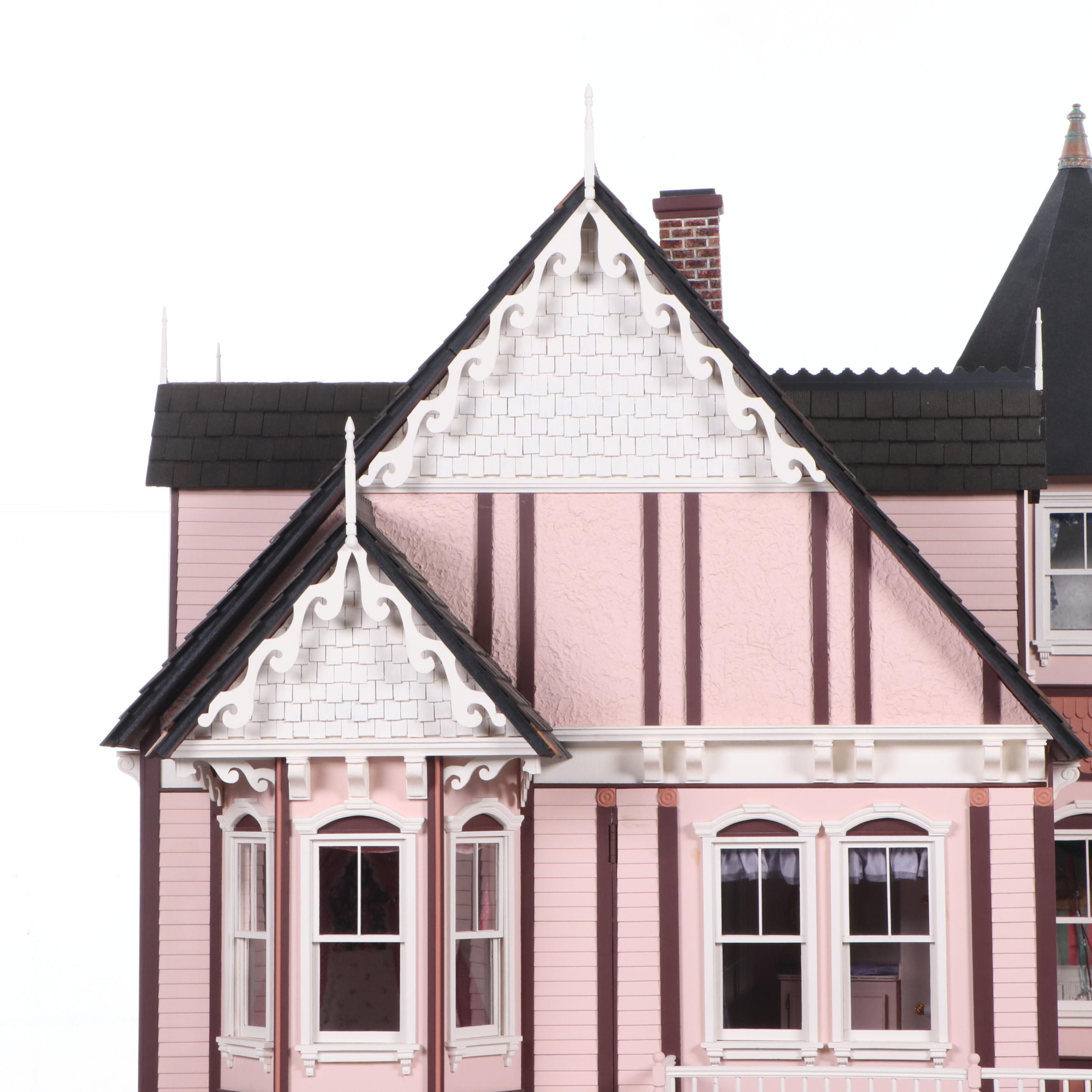 Lawbre "Shadowcliff" Victorian Style Dollhouse with Garage and