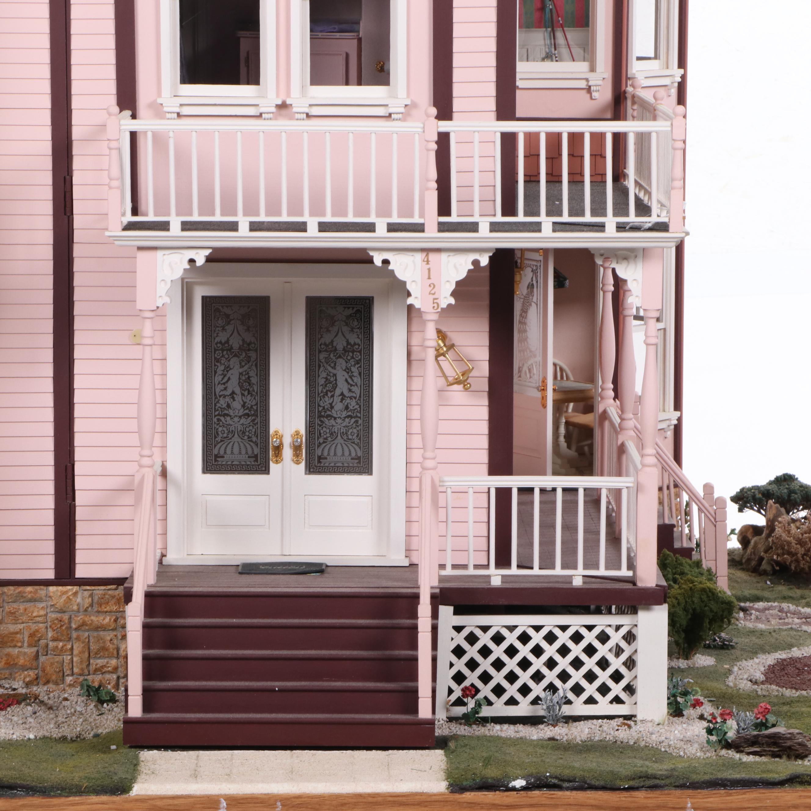 Lawbre "Shadowcliff" Victorian Style Dollhouse with Garage and