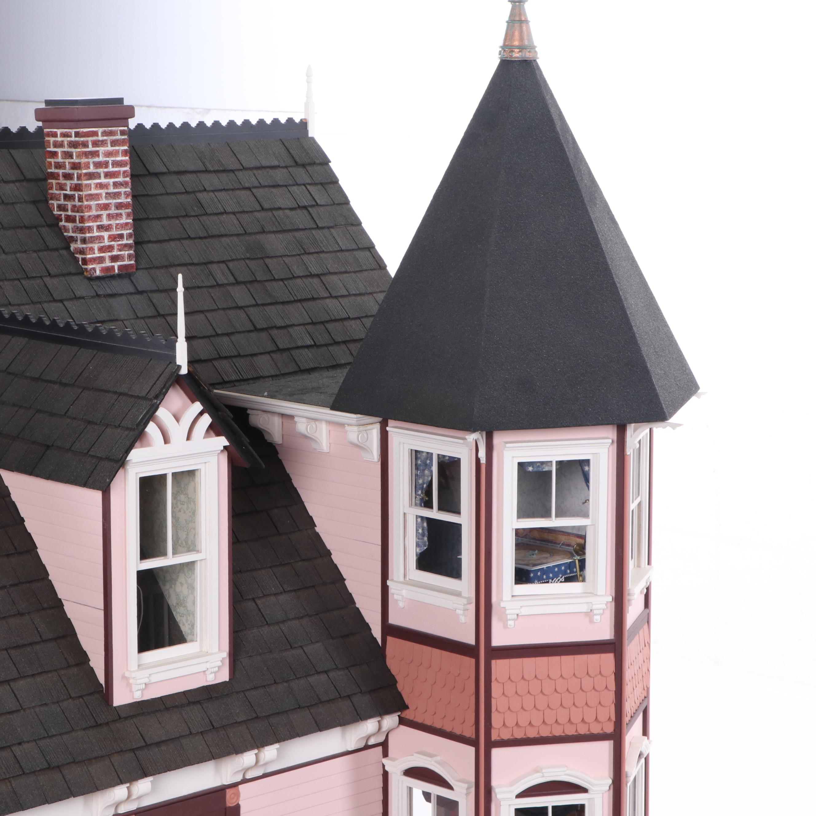 Lawbre "Shadowcliff" Victorian Style Dollhouse with Garage and