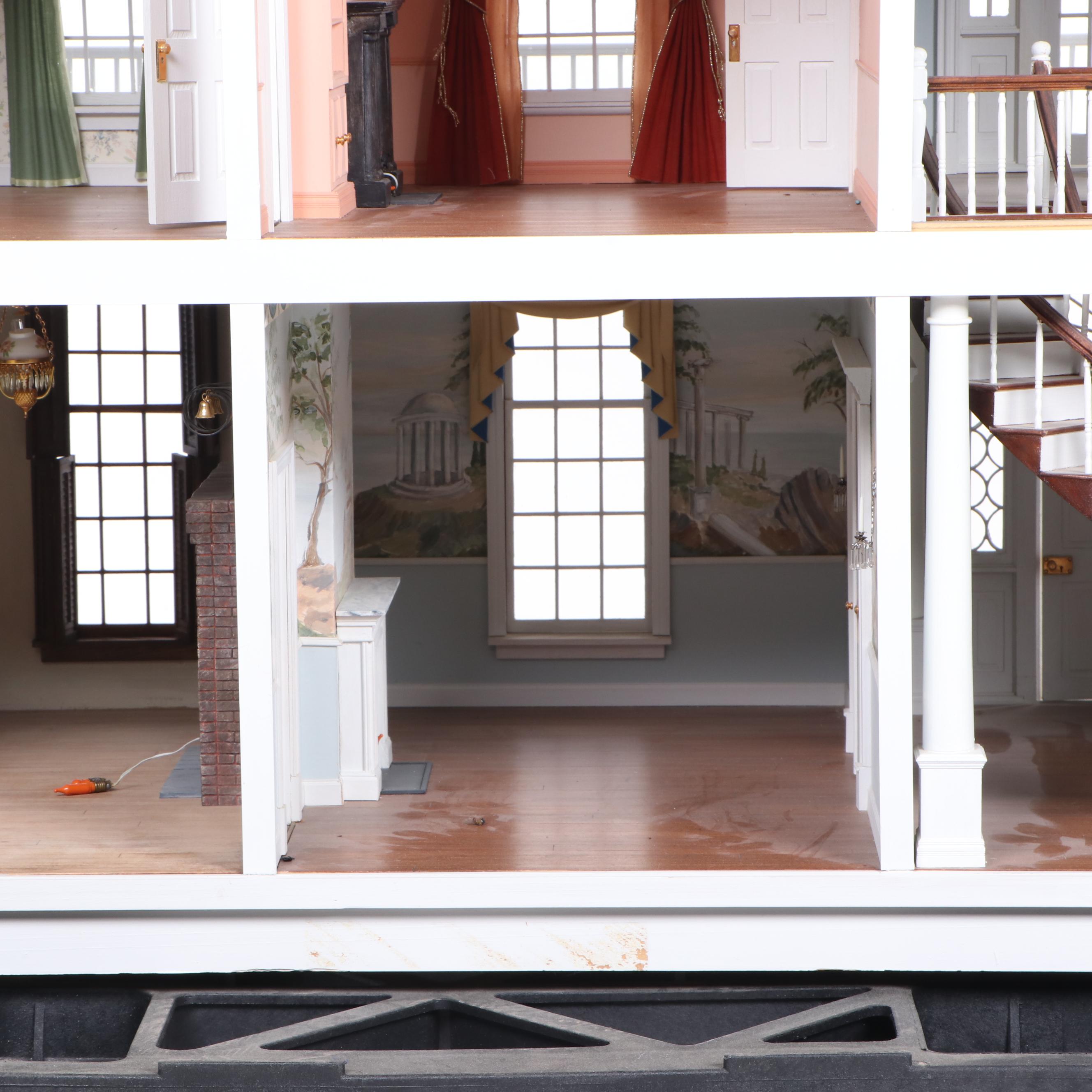 Lawbre Rosedawn Plantation Electrified Dollhouse EBTH