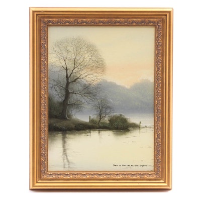 Michael John Hill English Landscape Oil Painting "Snow is Due" Michael John Hill English Landscape Oil Painting "Snow is Due"