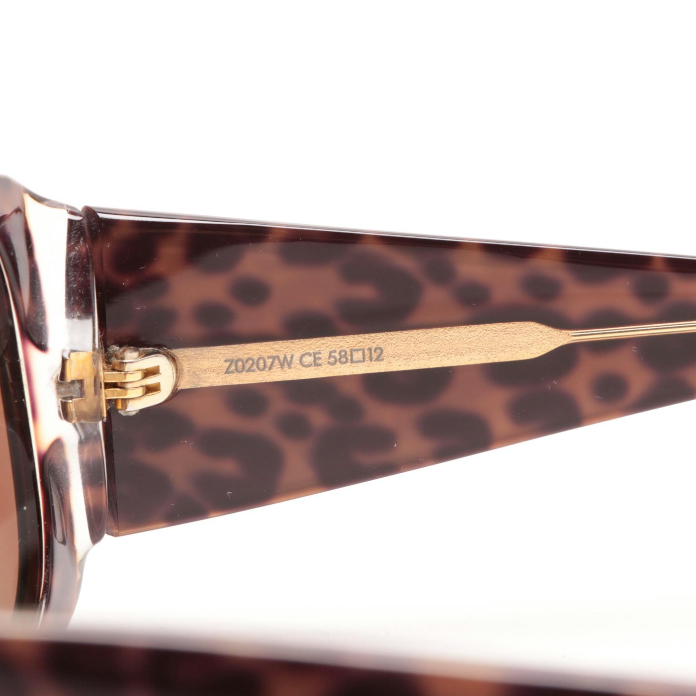Authentic Louis Vuitton Womens Leopard Sunglasses with Bag & Case Z0207W