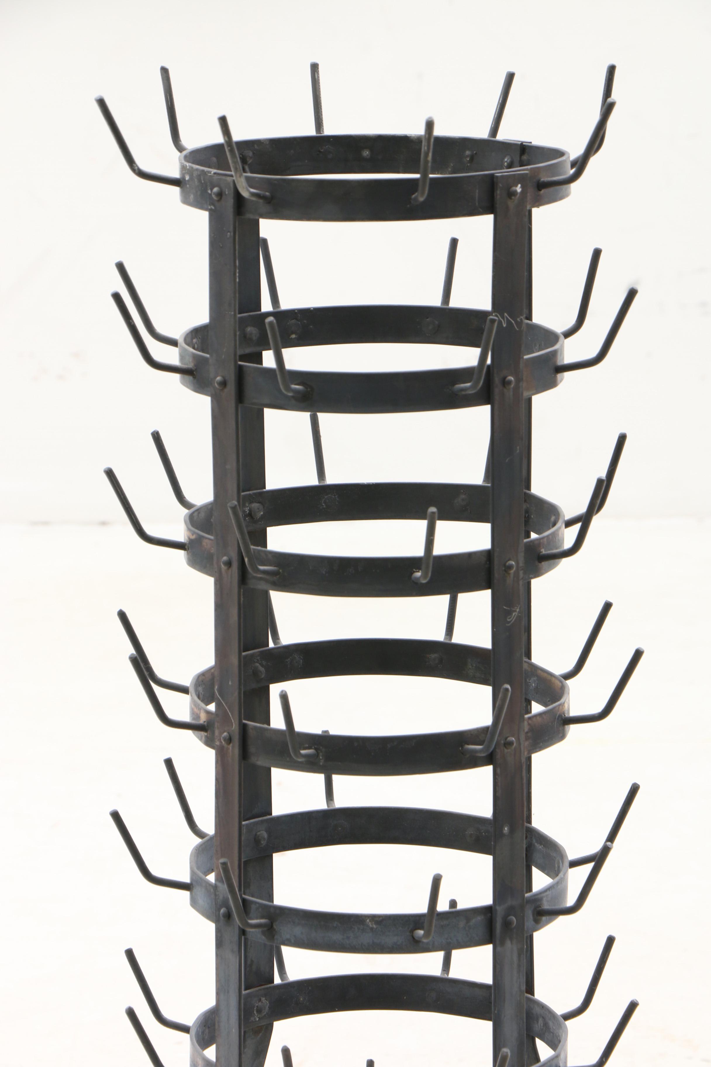 Metal Wine Bottle Drying Rack EBTH