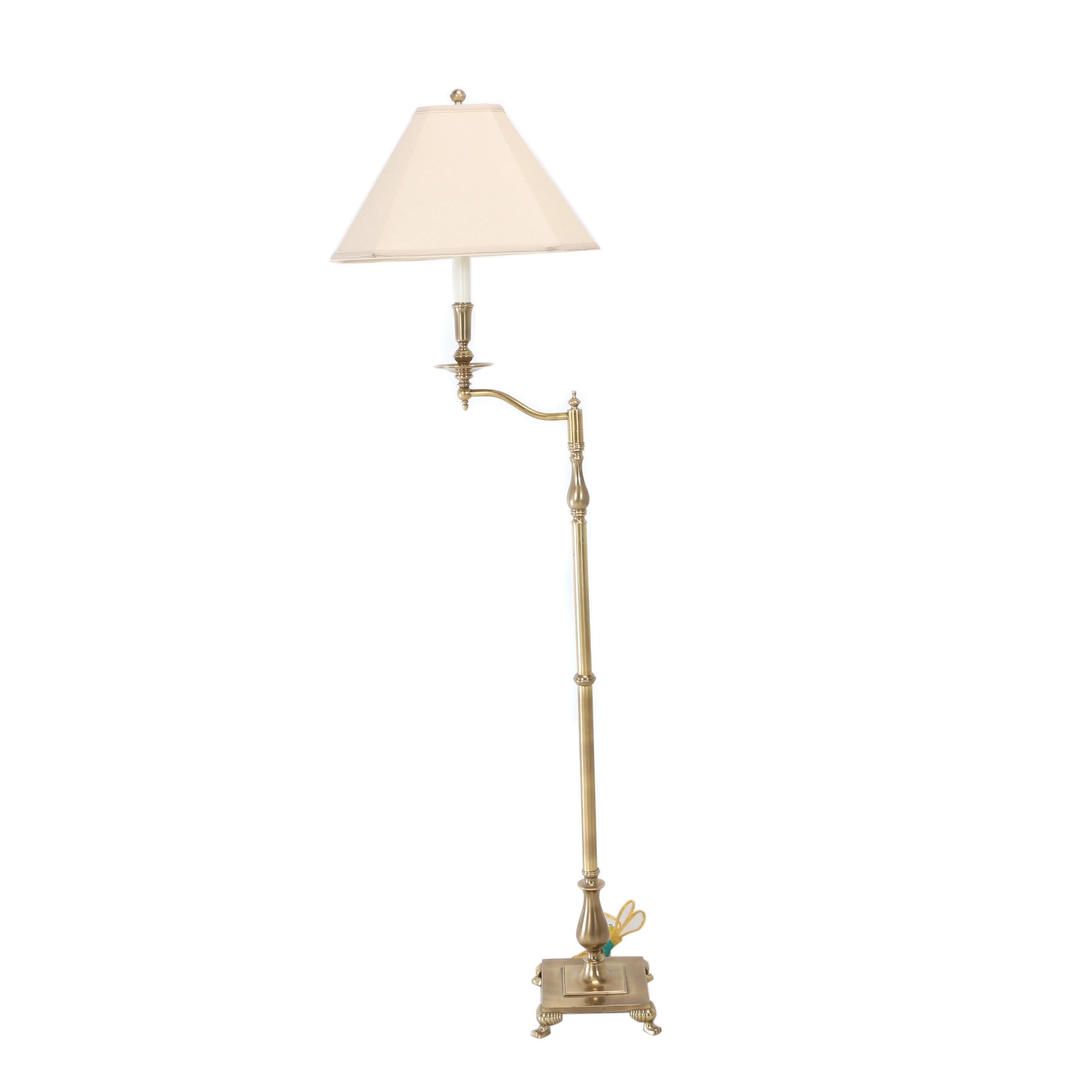 frederick cooper brass floor lamp