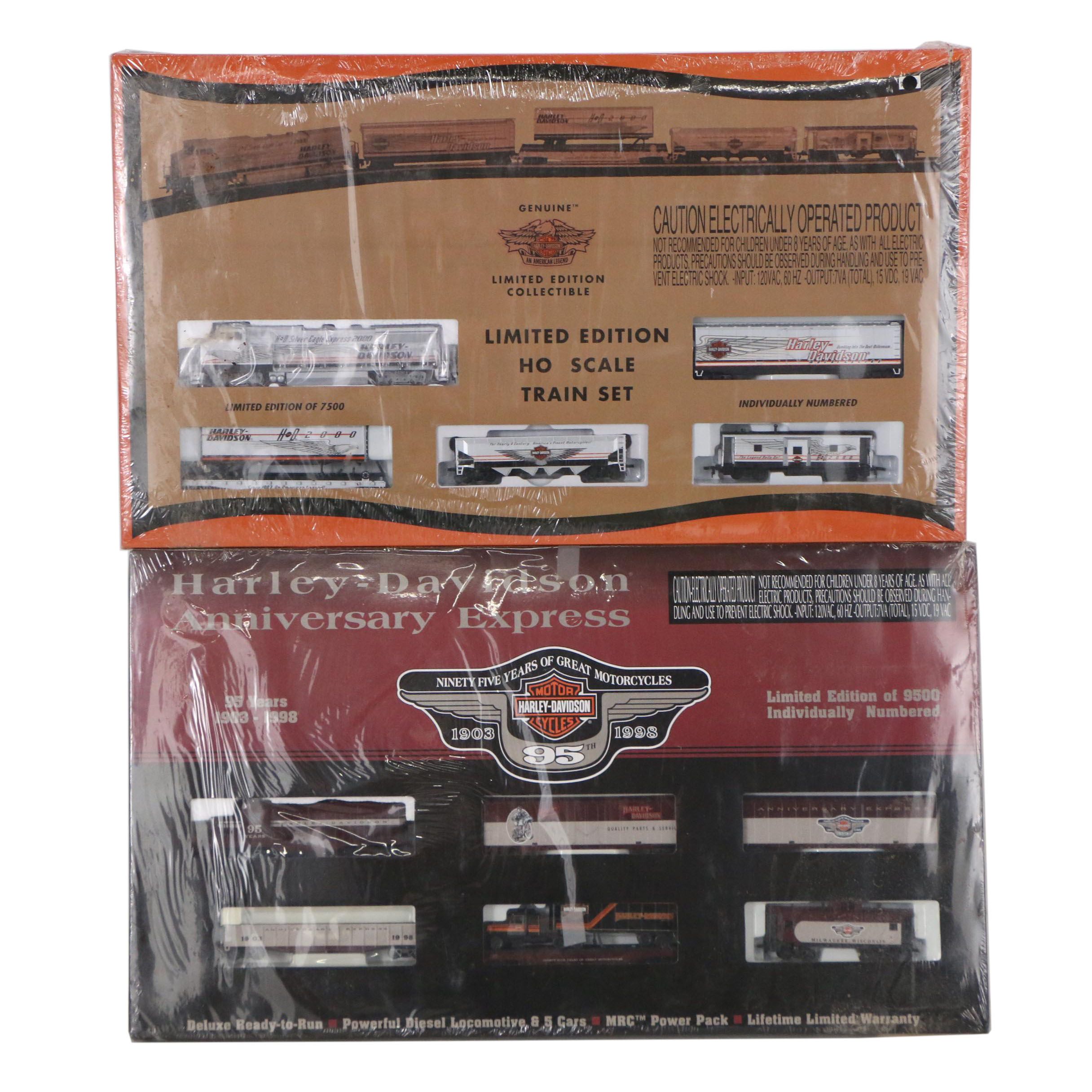 HarleyDavidson Limited Edition HO Scale Train Sets EBTH