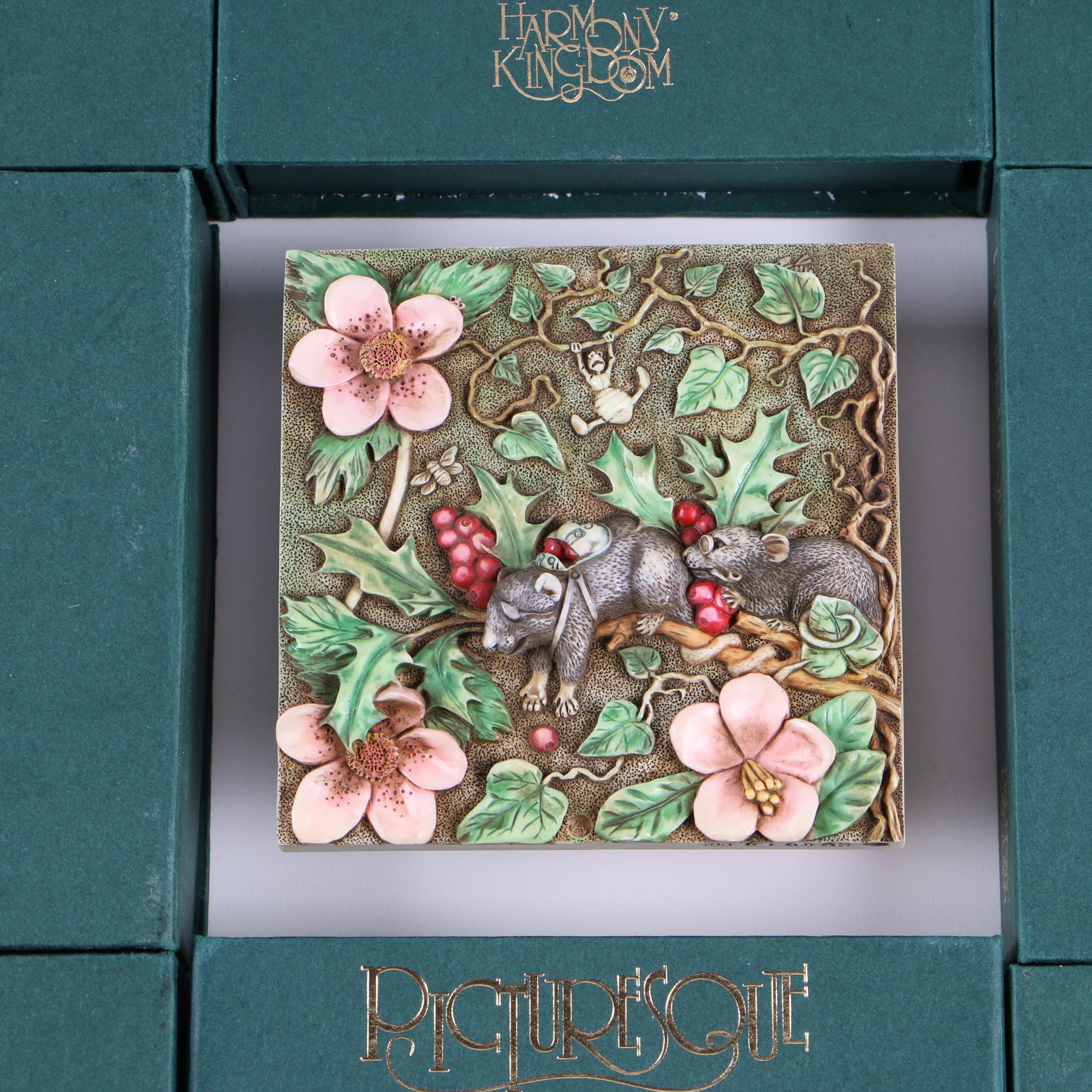 Harmony Kingdom Picturesque "Byron's Secret Garden" Resin Tile