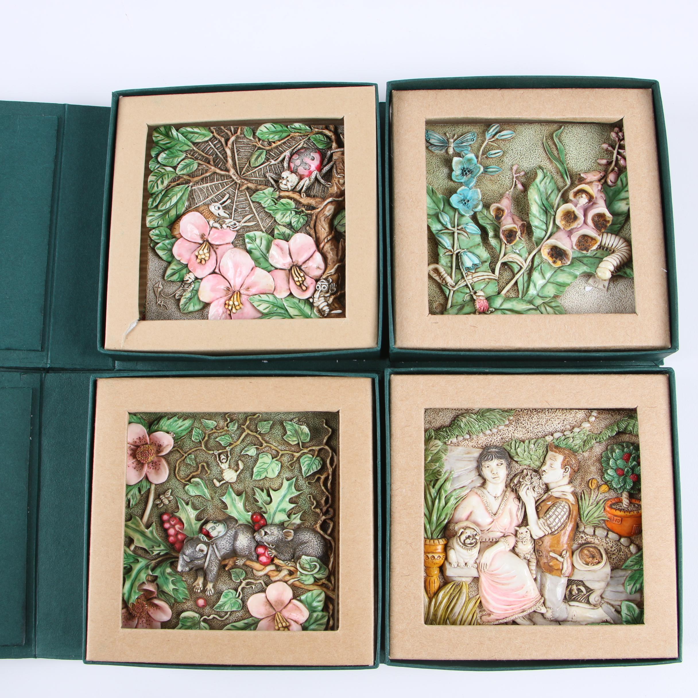 Harmony Kingdom Picturesque "Byron's Secret Garden" Resin Tile