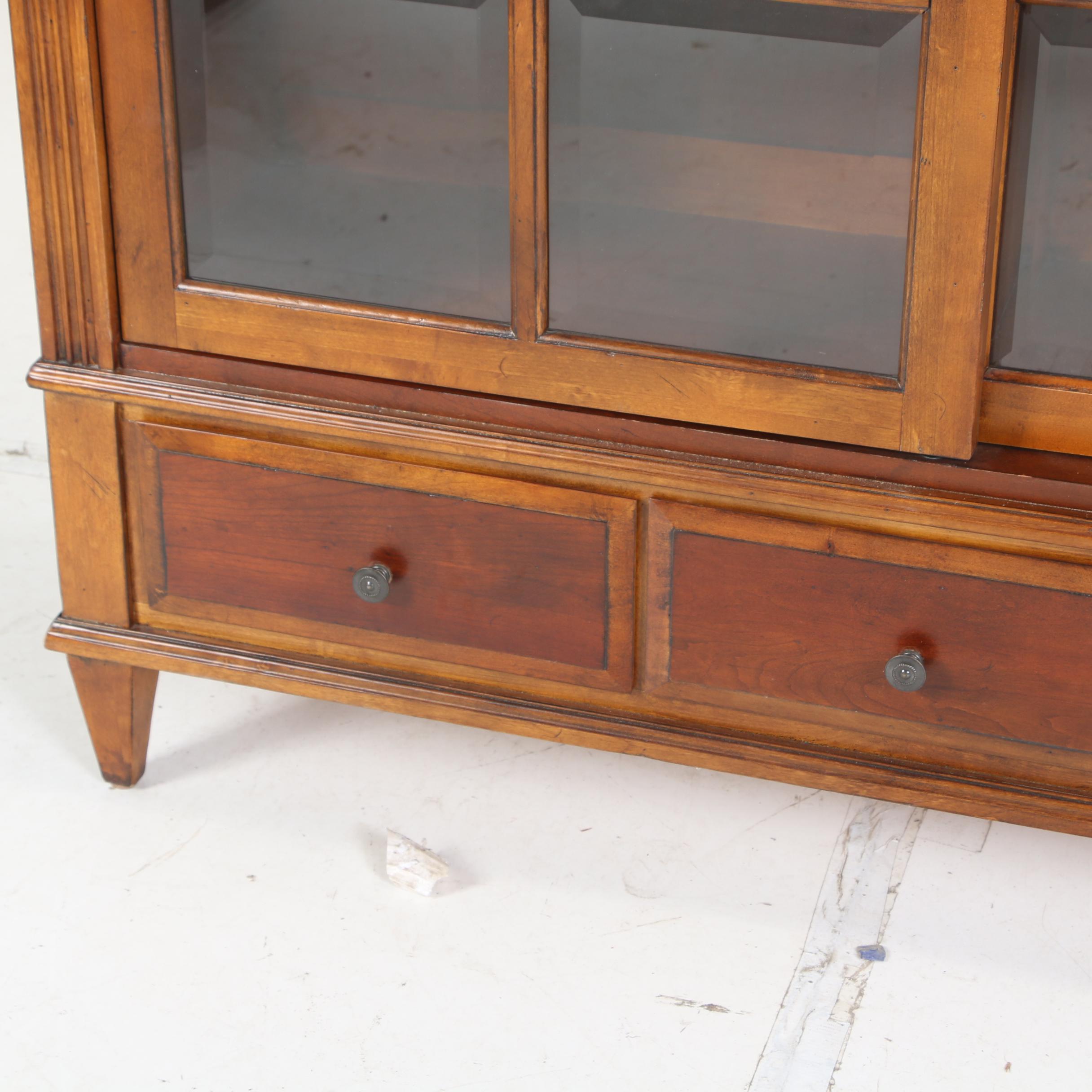 Ethan Allen Mahogany and Cherry "Ashton" Curio EBTH