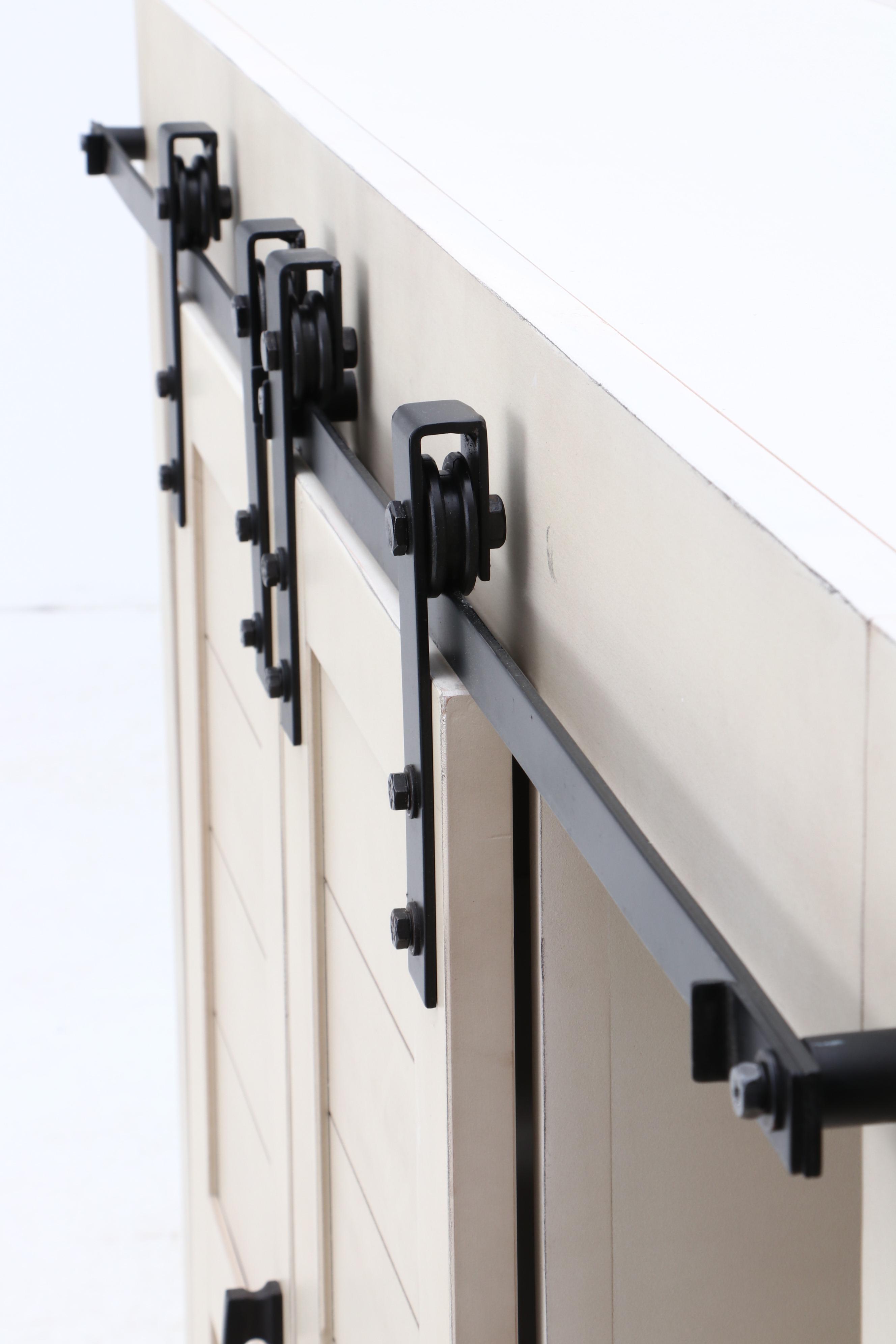 2017 Farmhouse Style 2-Piece Buffet Hutch Cabinet by ...