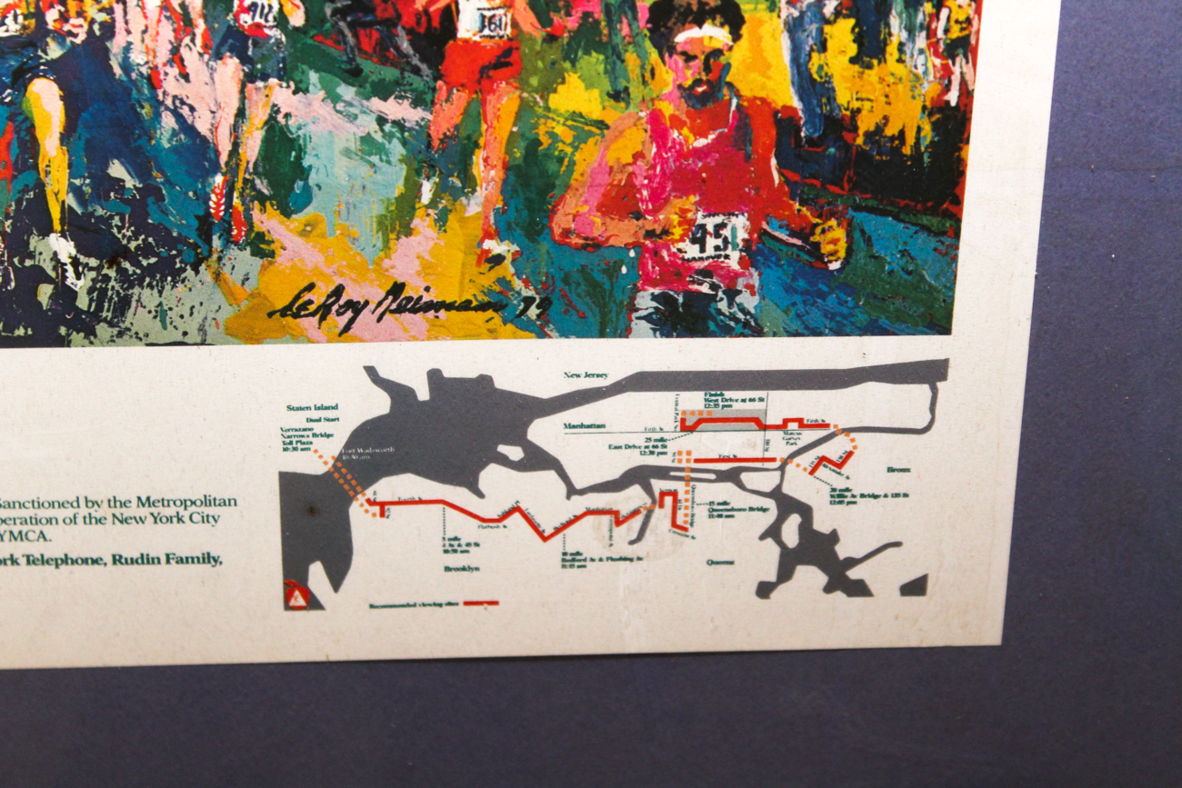 1979 LeRoy Neiman New York City Marathon Poster EBTH