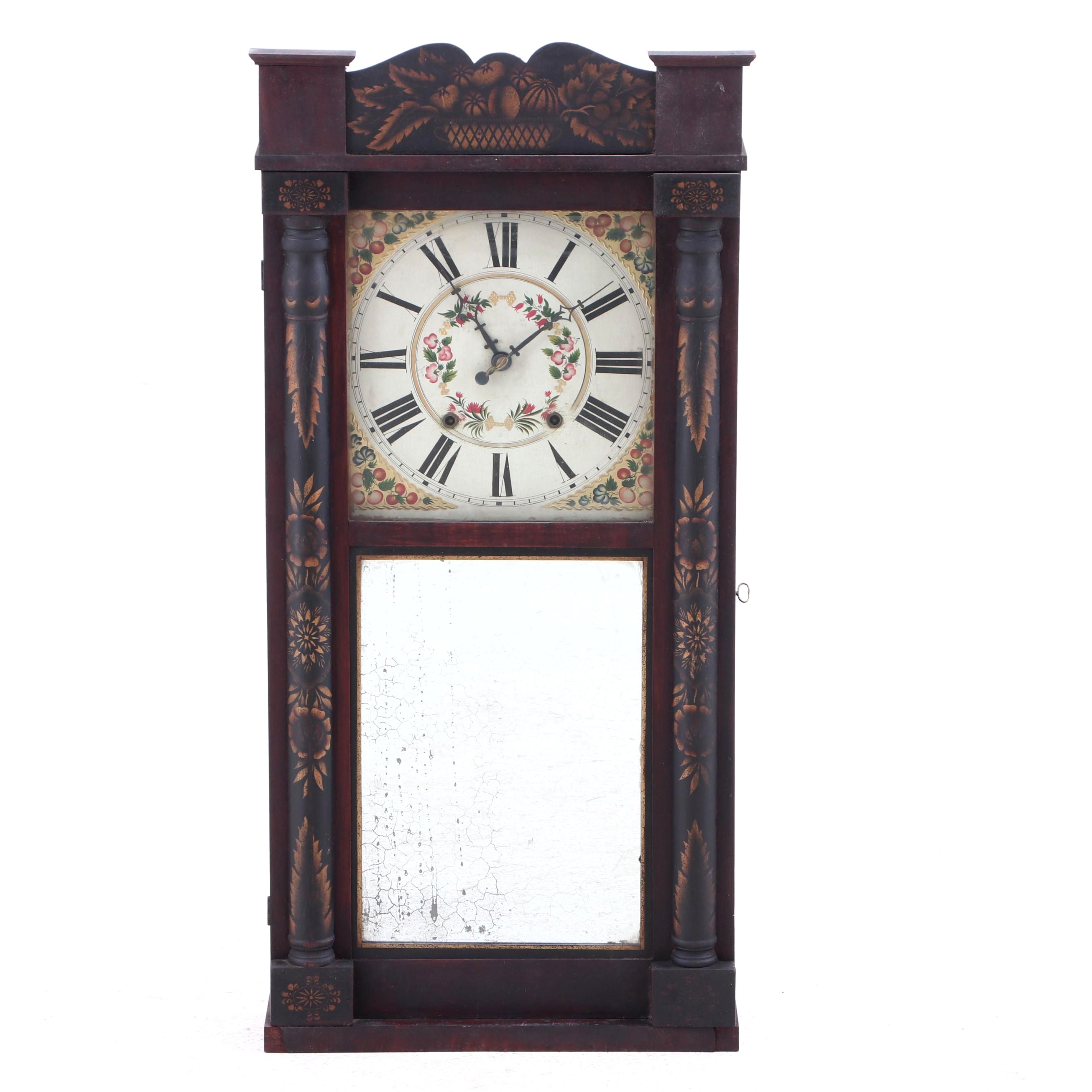 Jeromes' & Darrow Bristol, Conn. Shelf Clock, Mid 19th Century EBTH