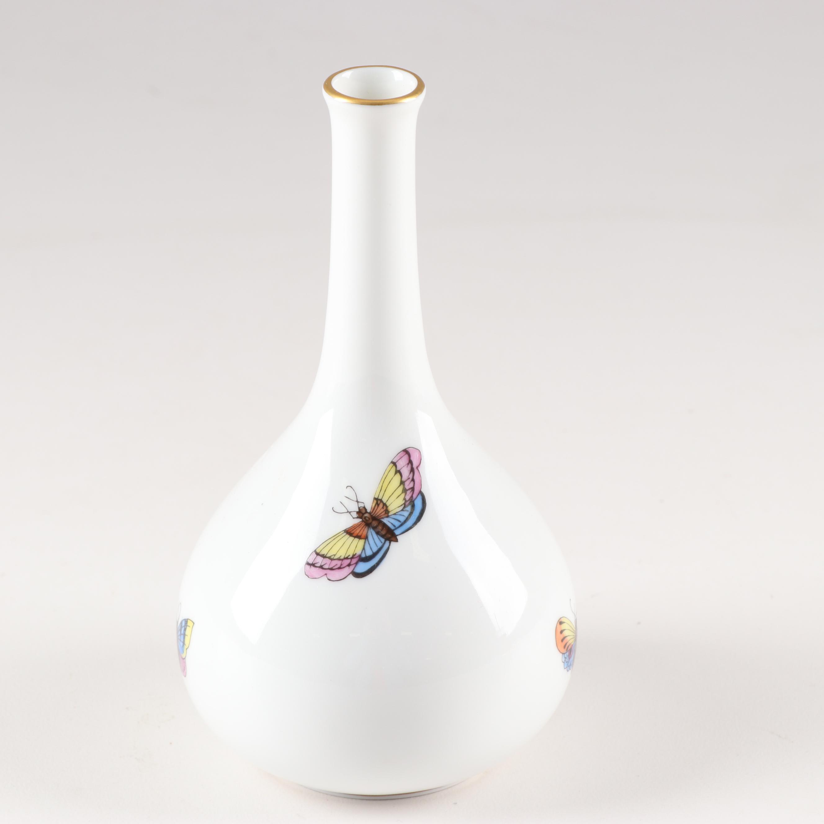 Herend "Rothschild Bird" Vases EBTH