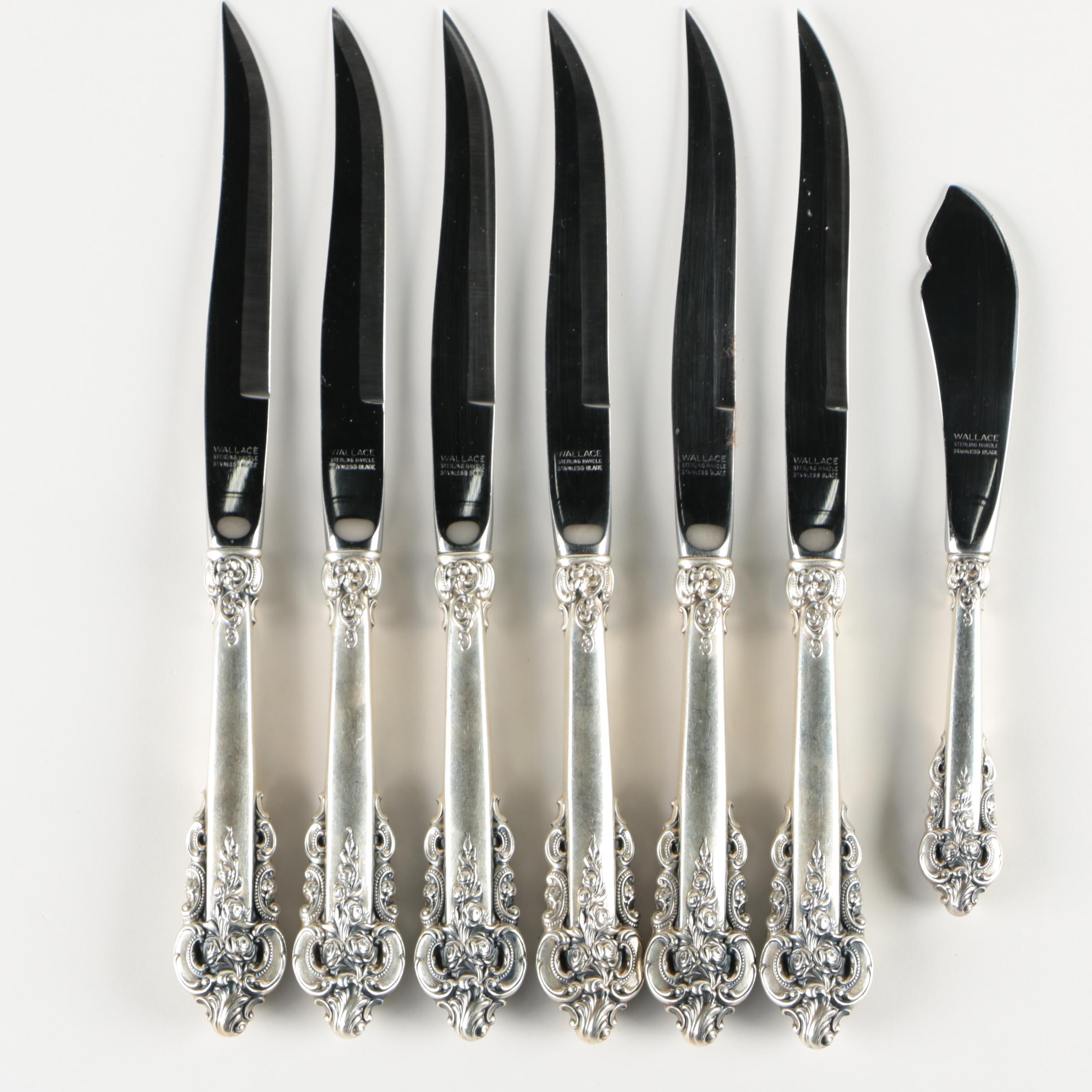 Wallace "Grande Baroque" Sterling Silver Flatware in Chest ...