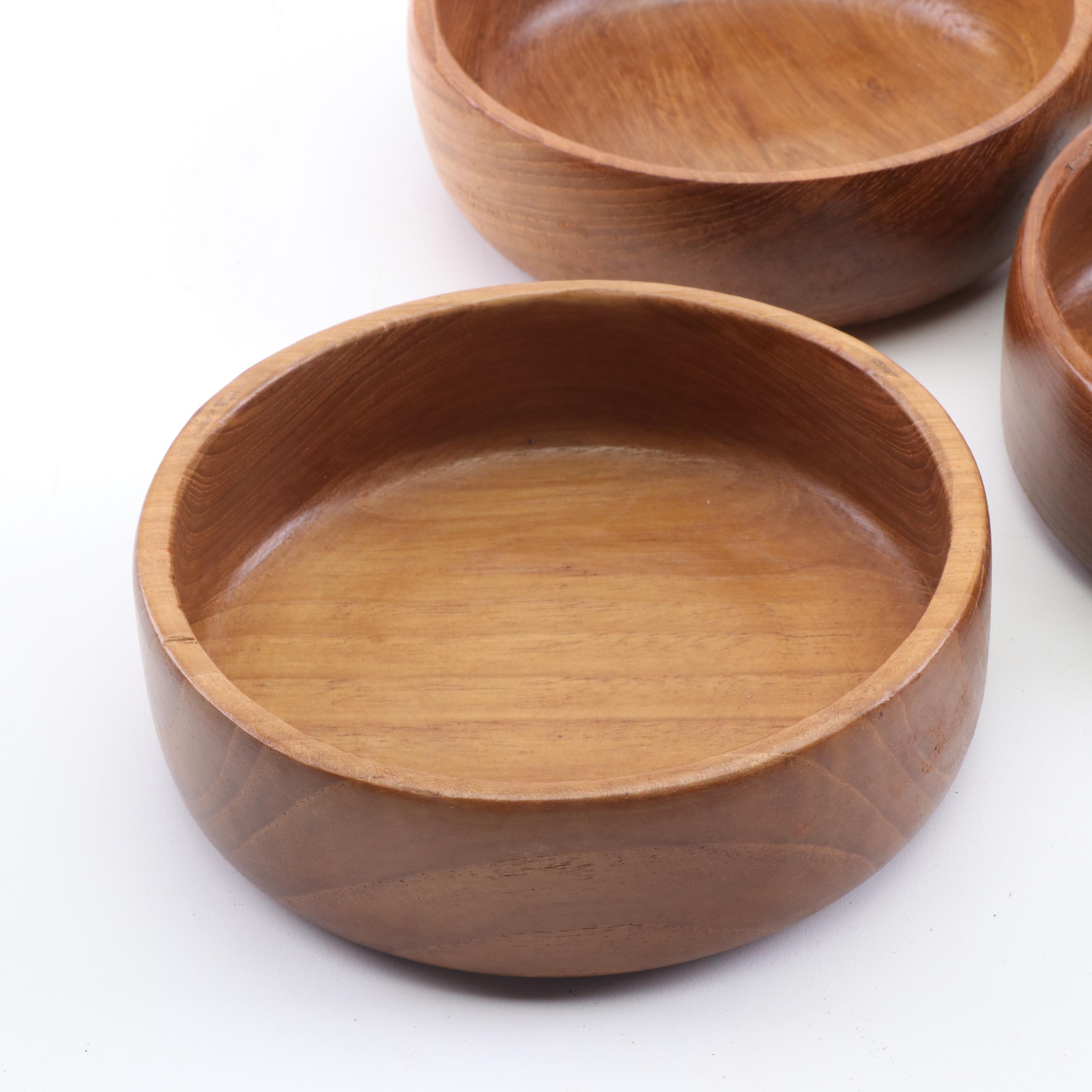 Vintage Thai Teak Tableware EBTH