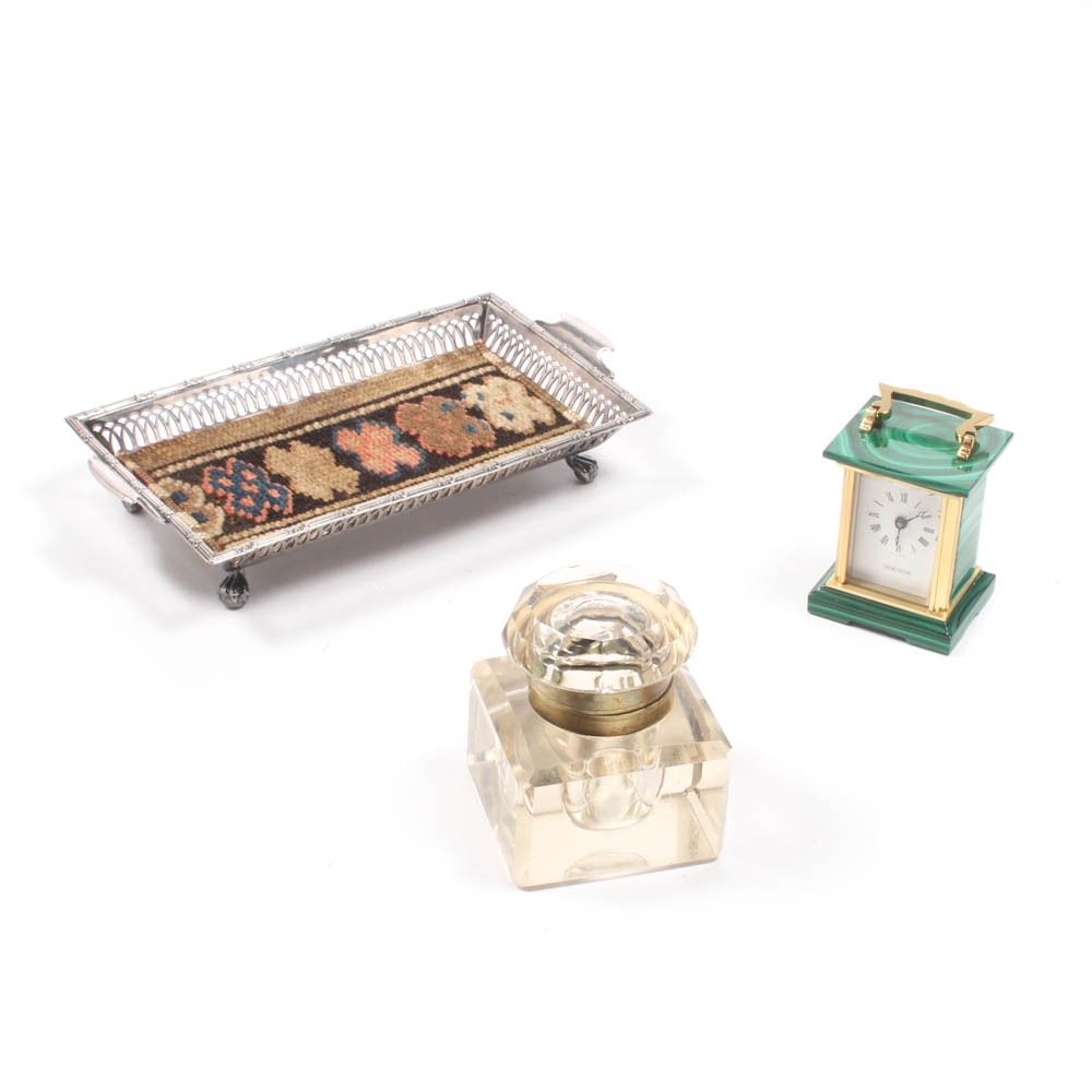 Antique And Vintage Desk Accessories Featuring Malachite Horchow