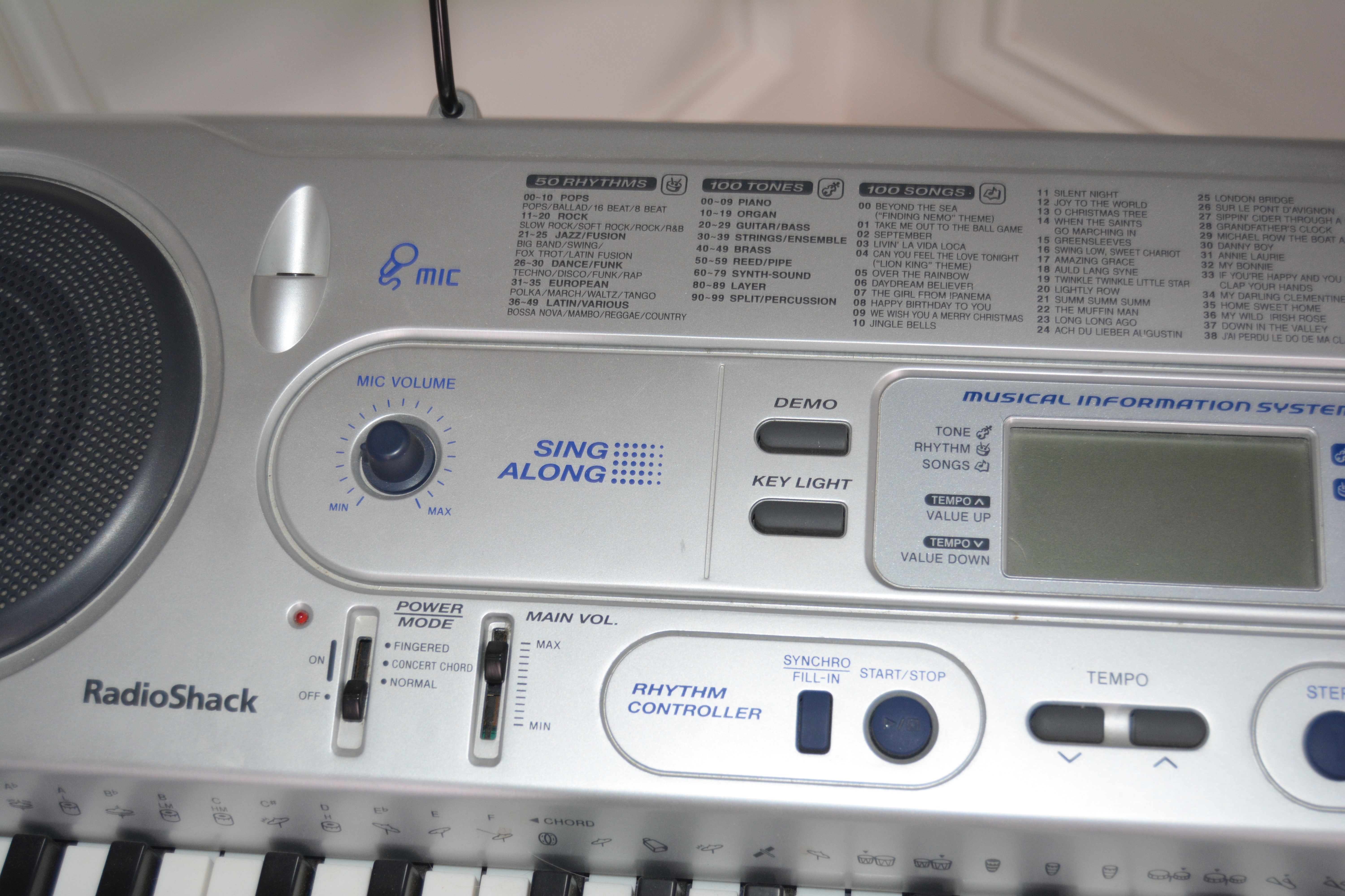 Radio Shack Keyboard LK 1261, Bench and Music Stand EBTH