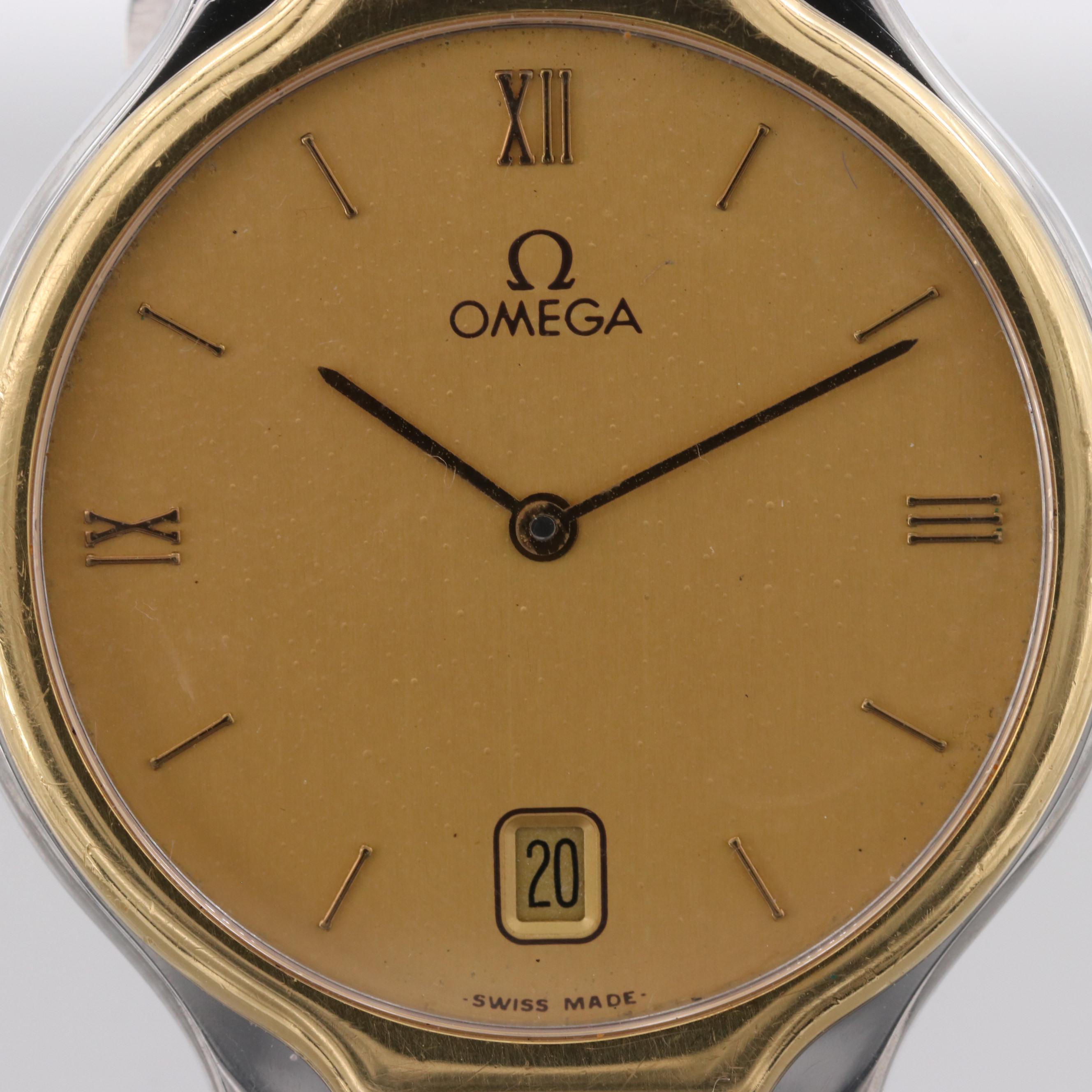 Vintage Omega De Ville Two-Tone Quartz Wristwatch | EBTH
