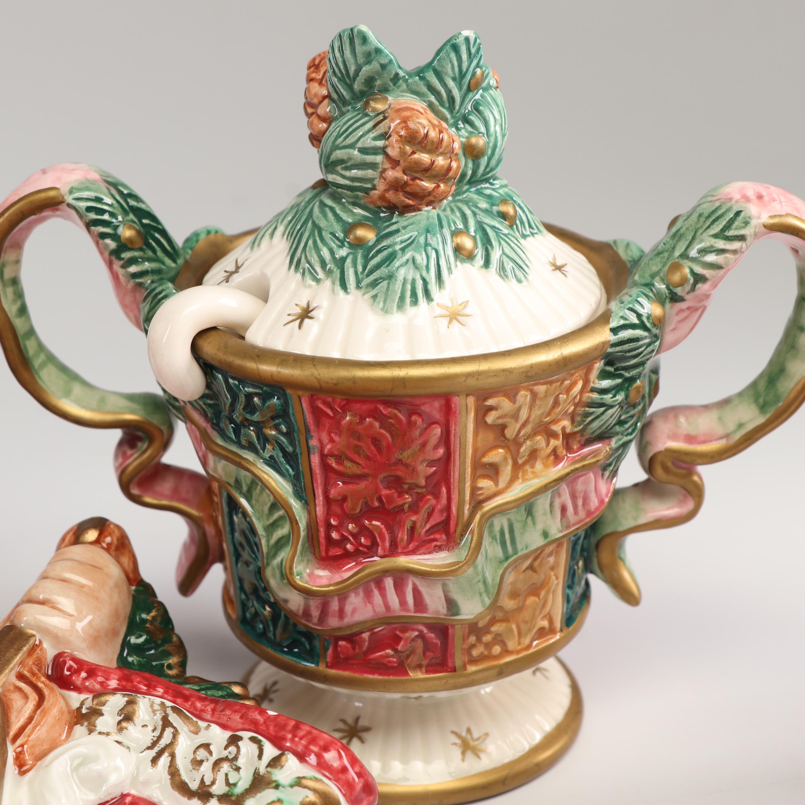 Fitz and Floyd Christmas Serveware Including Omnibus EBTH