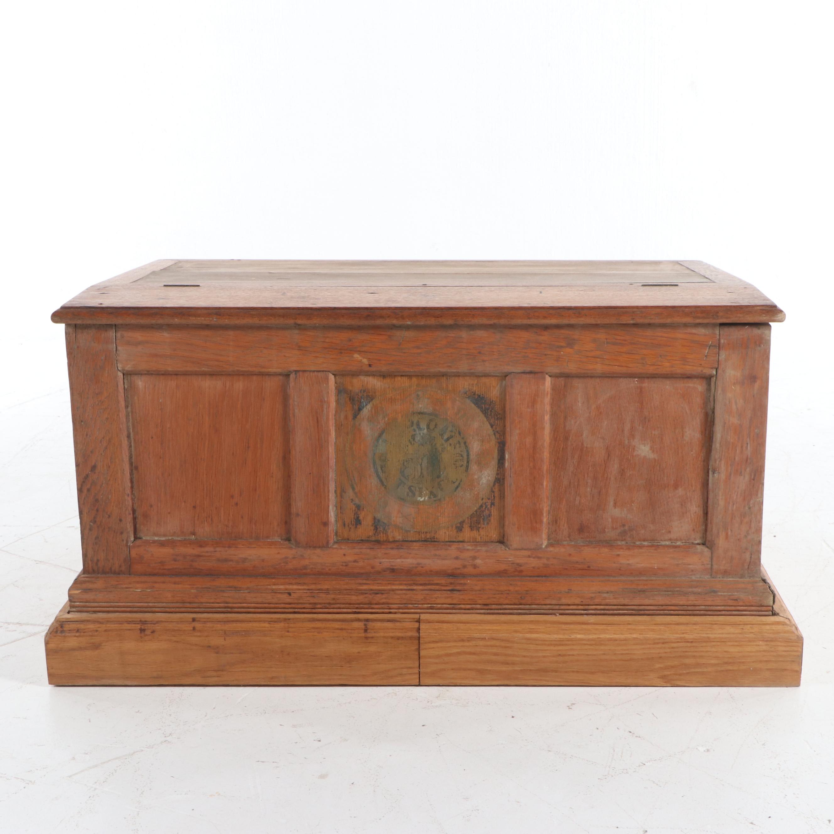 Antique Spool Desk EBTH