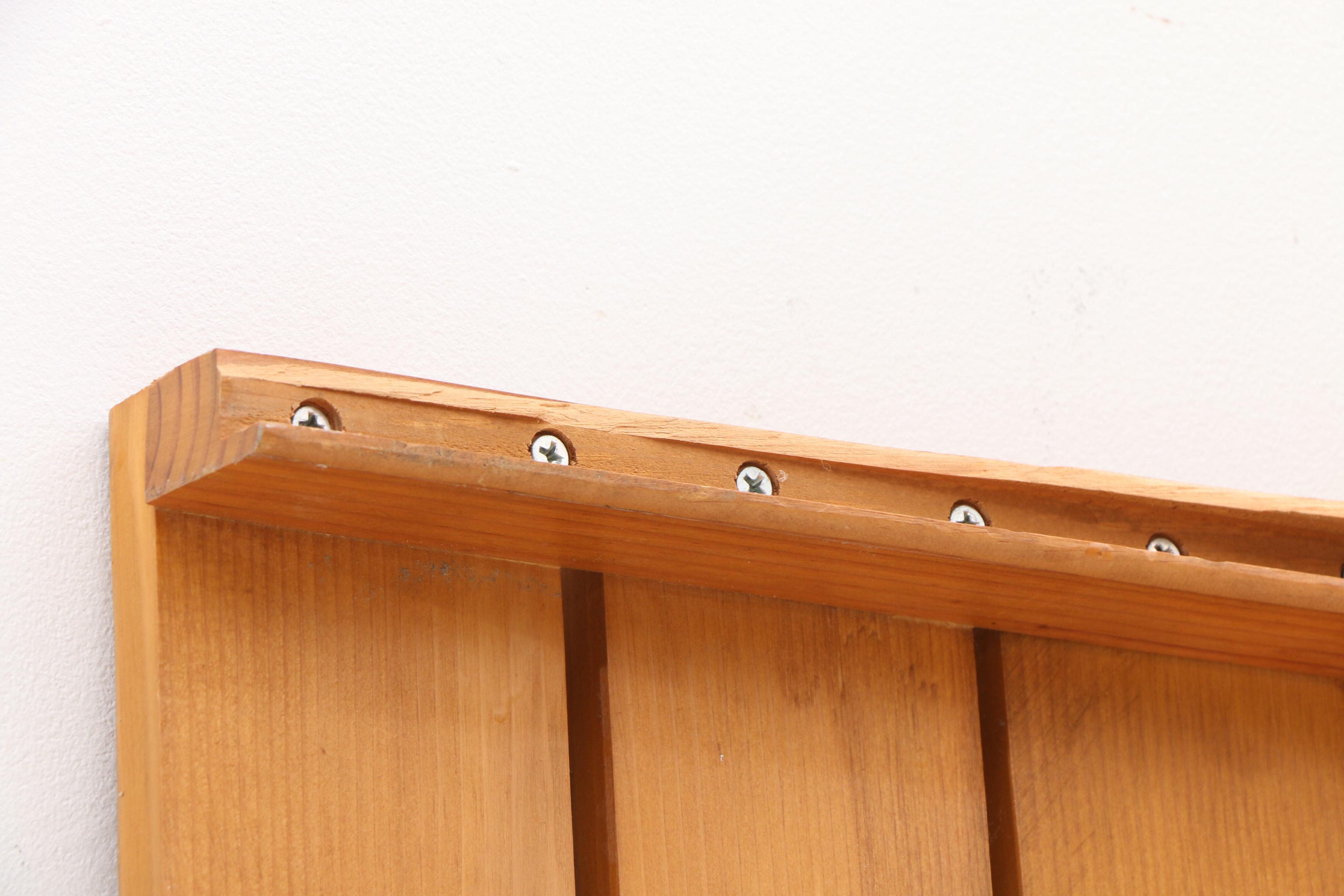 Maple Finish Pine Shelving Unit EBTH