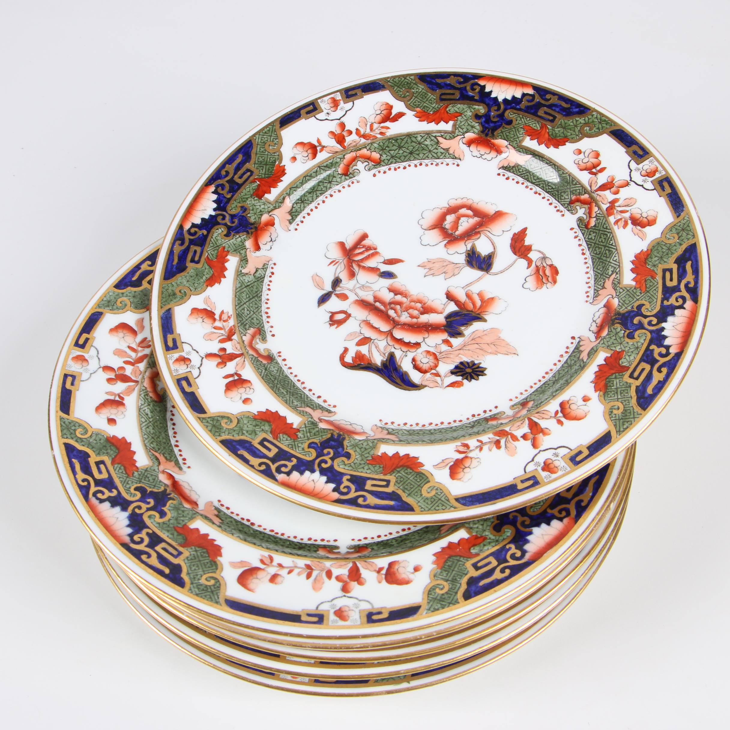 Copeland Spode Imari Porcelain Plates, Early 20th Century EBTH
